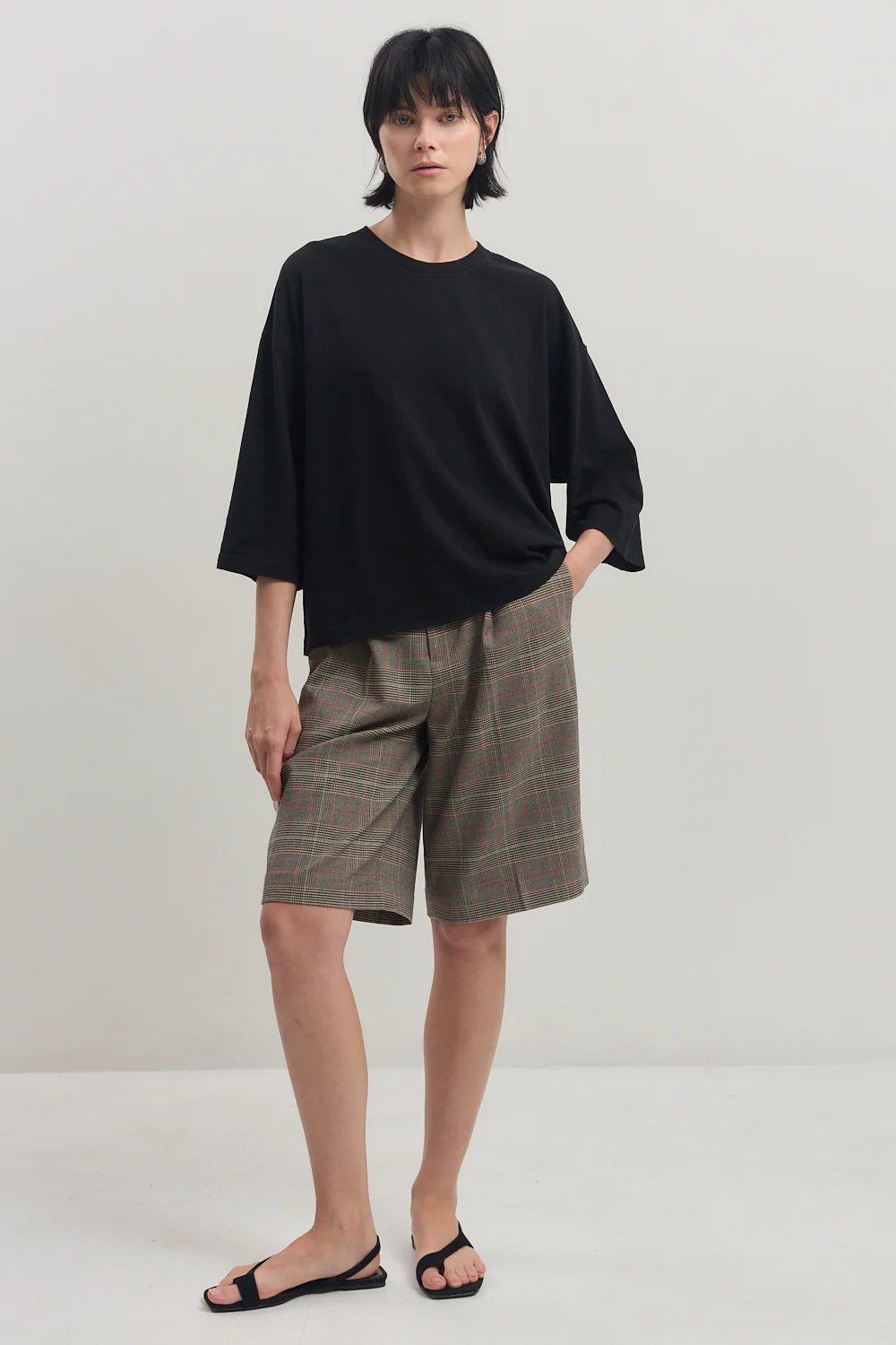 Boxy Mid Sleeve T Shirt - Image 2