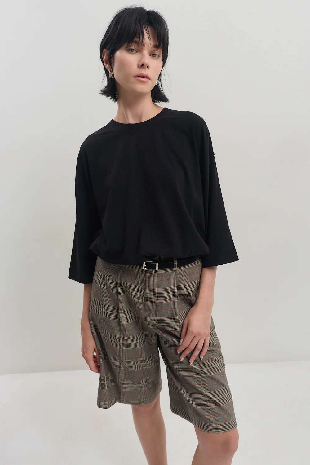 Boxy Mid Sleeve T Shirt - Image 3