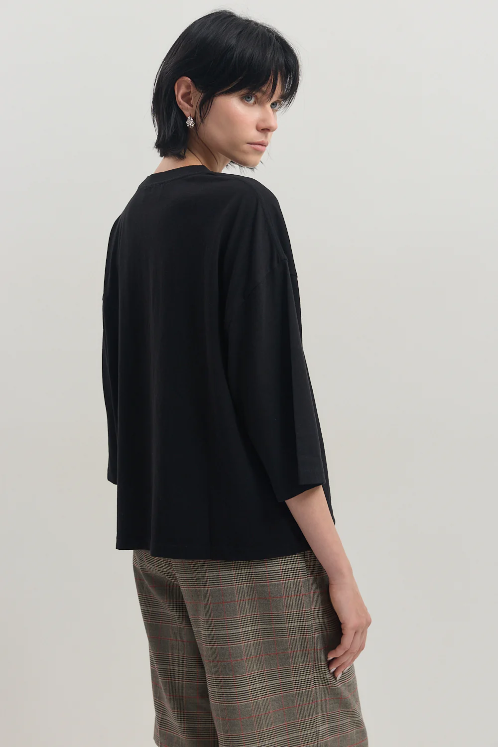 Boxy Mid Sleeve T Shirt - Image 6
