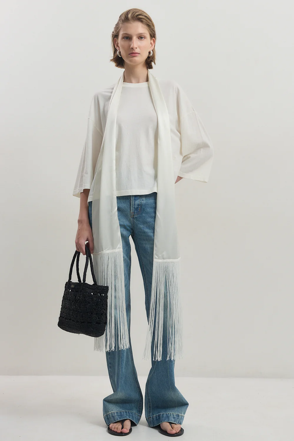 Boxy Mid Sleeve T Shirt - Image 6