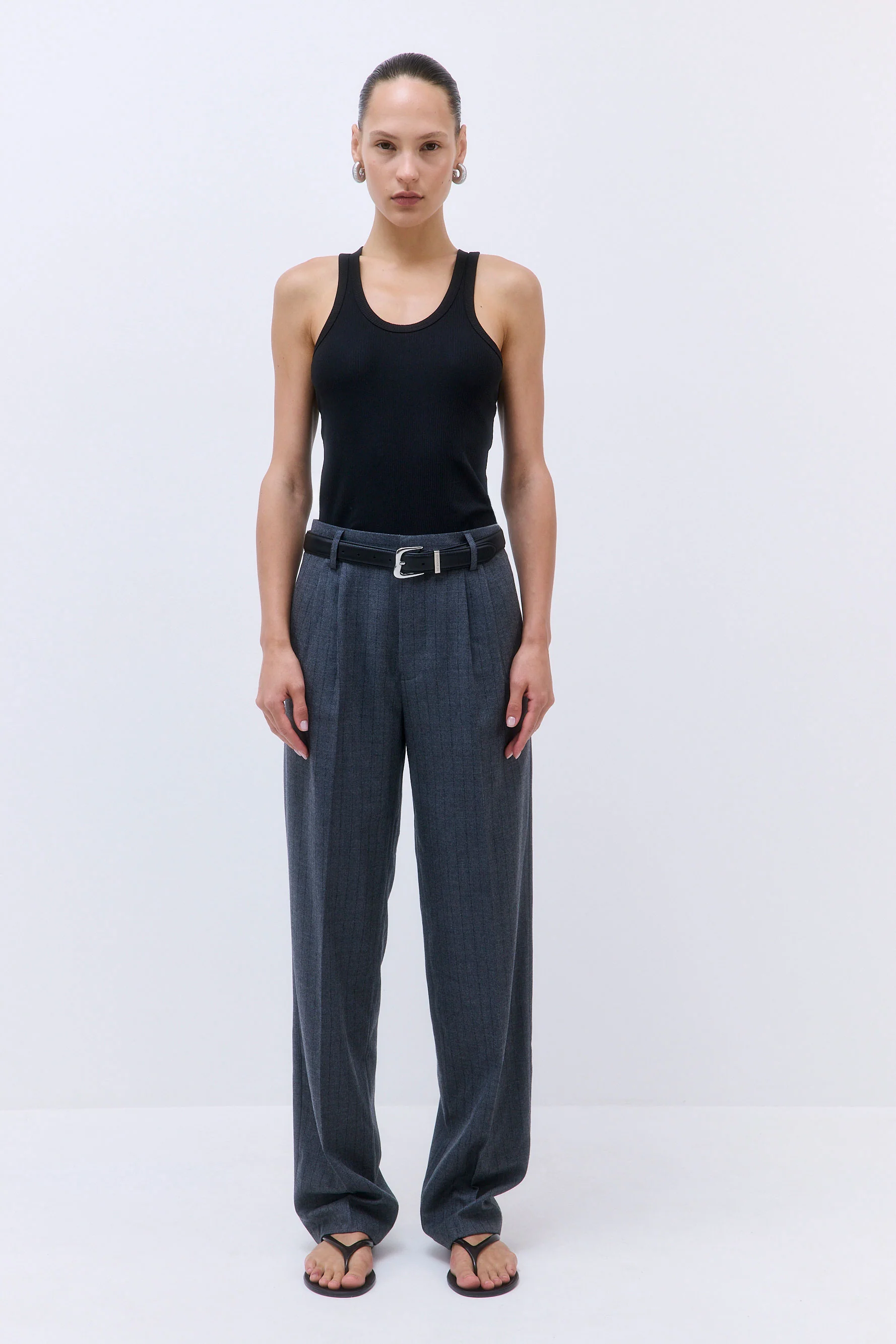 Classic Ribbed Low Scoop Tank - Image 2