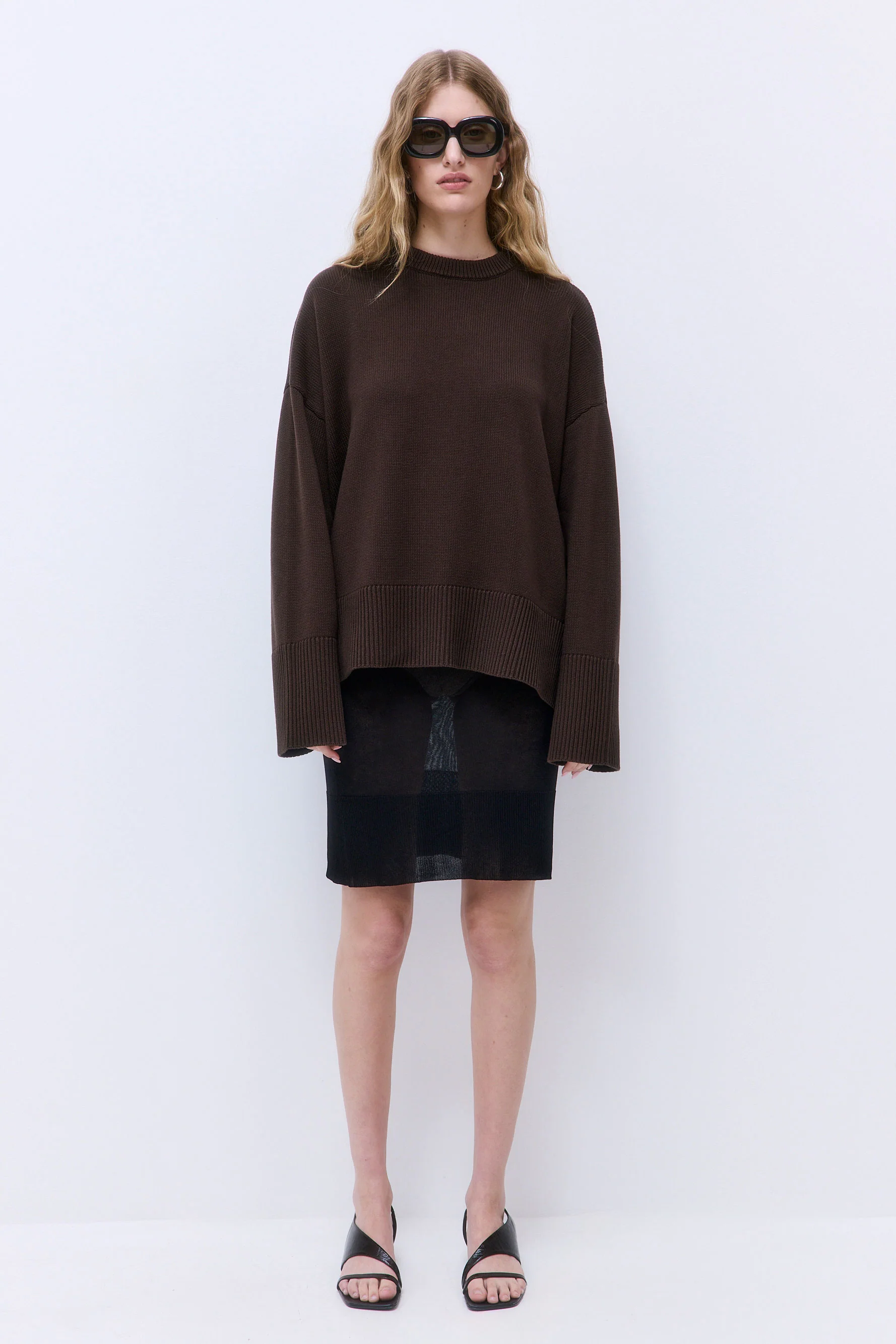 Oversized Crew Neck Jumper - Image 2