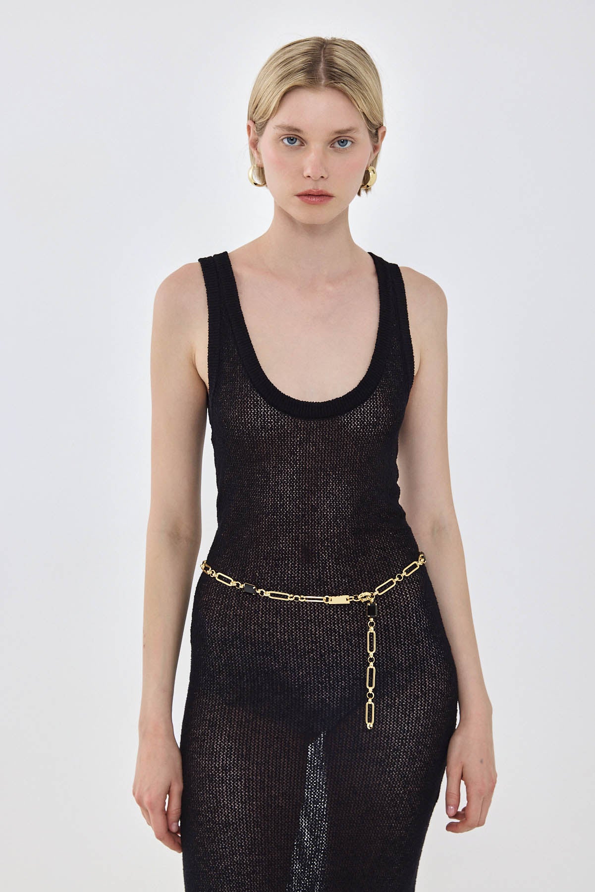 Crochet Deep Scoop Maxi Dress - Image 3