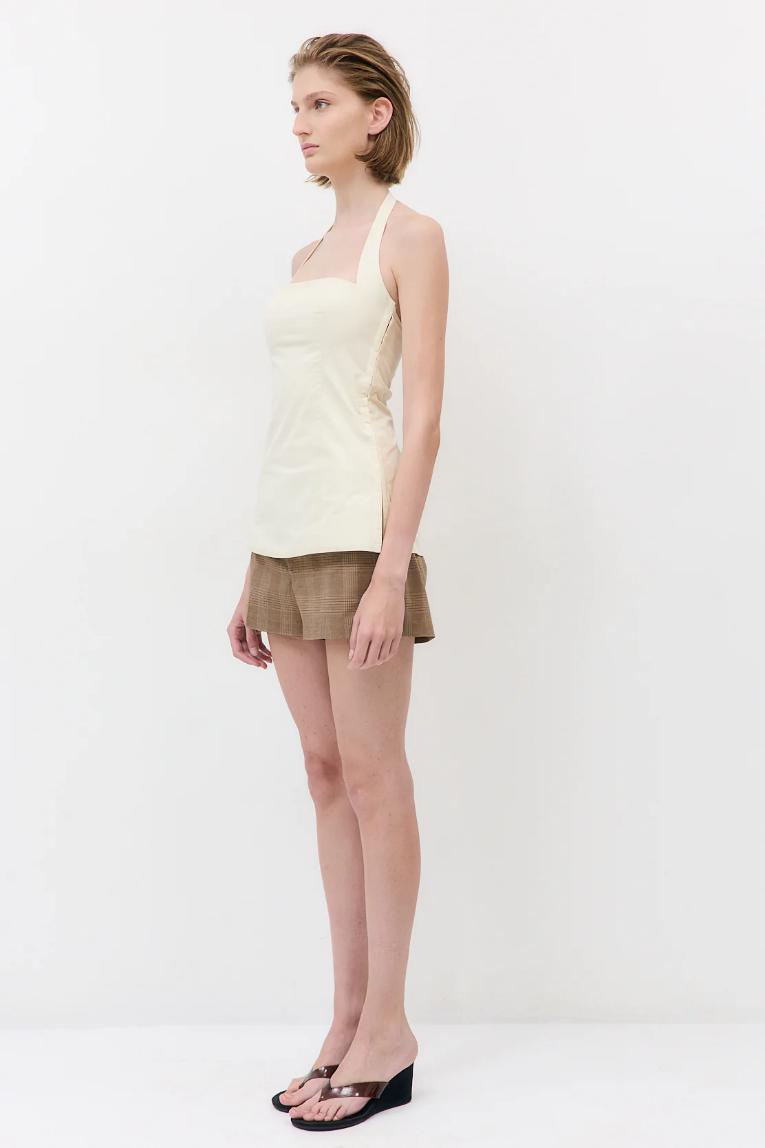 Fitted Poplin Halter Neck - Image 4