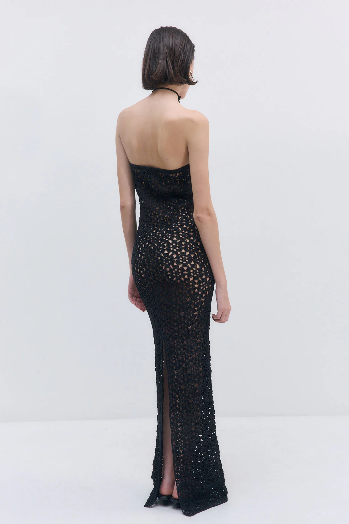Flower Crochet Maxi Dress - Image 5