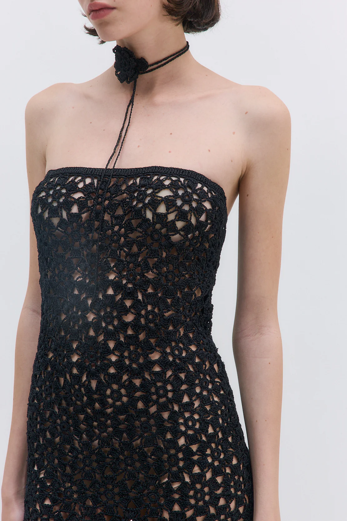 Flower Crochet Maxi Dress - Image 6