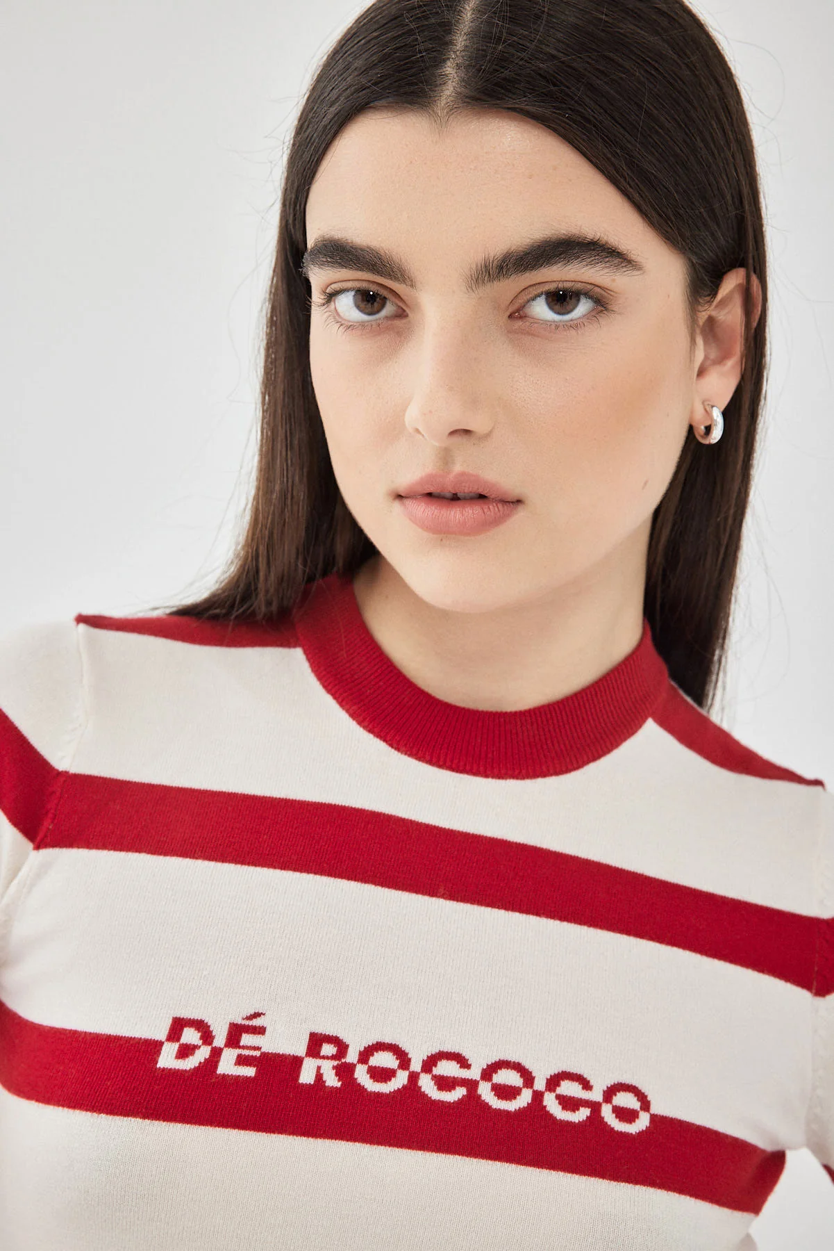 Lightweight Knitted Striped Top - Image 8