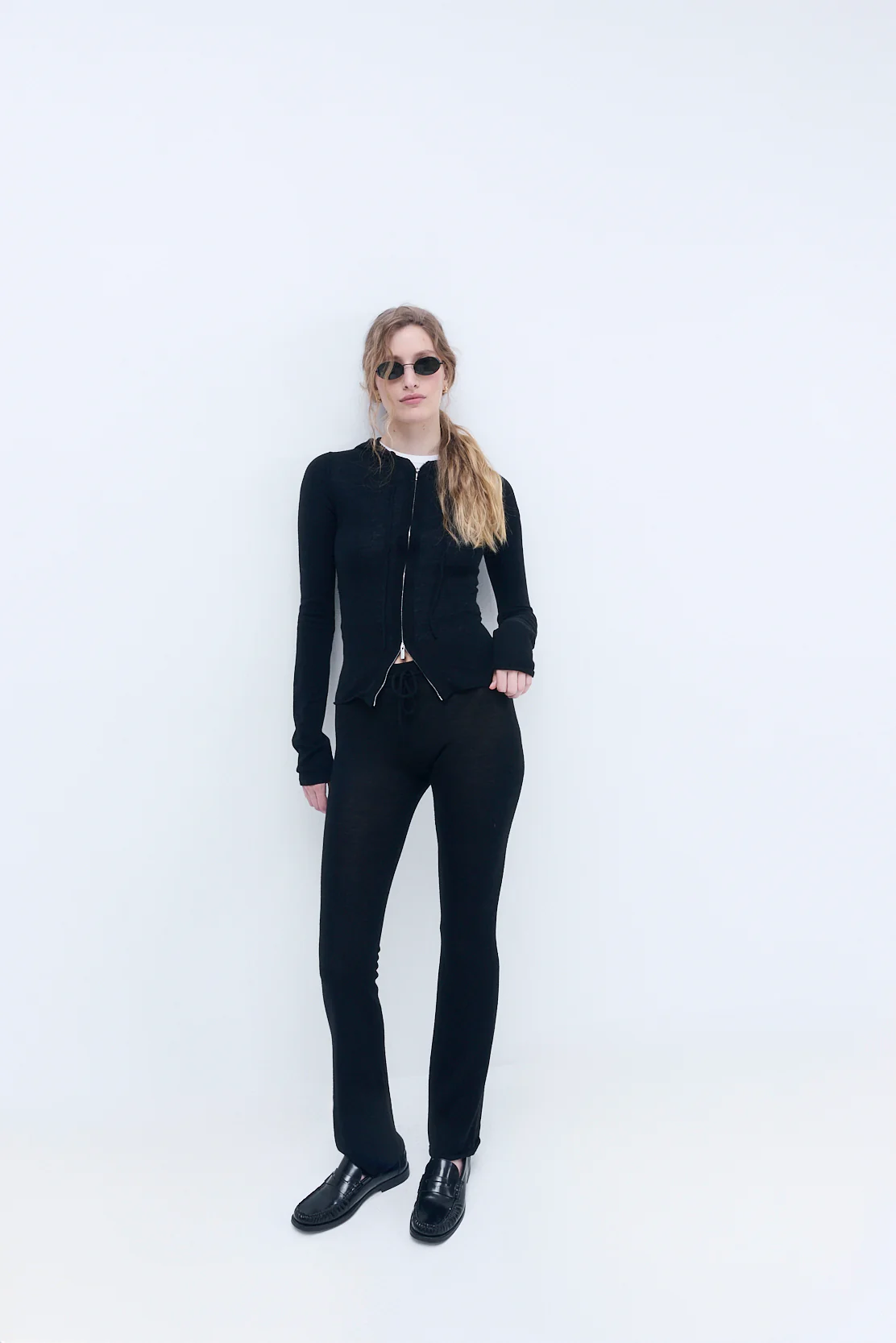 Lightweight Zipper Cardigan - Image 3