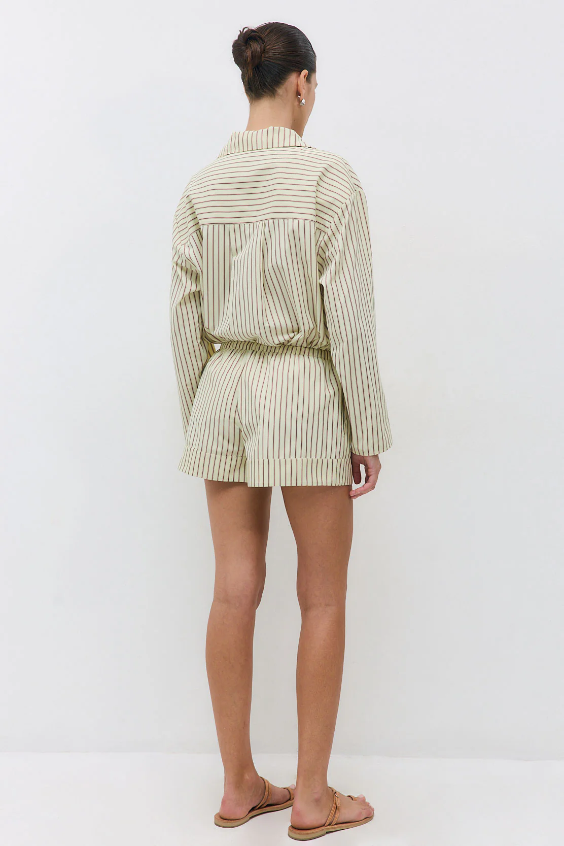 Mid Rise Poplin Shorts - Image 5