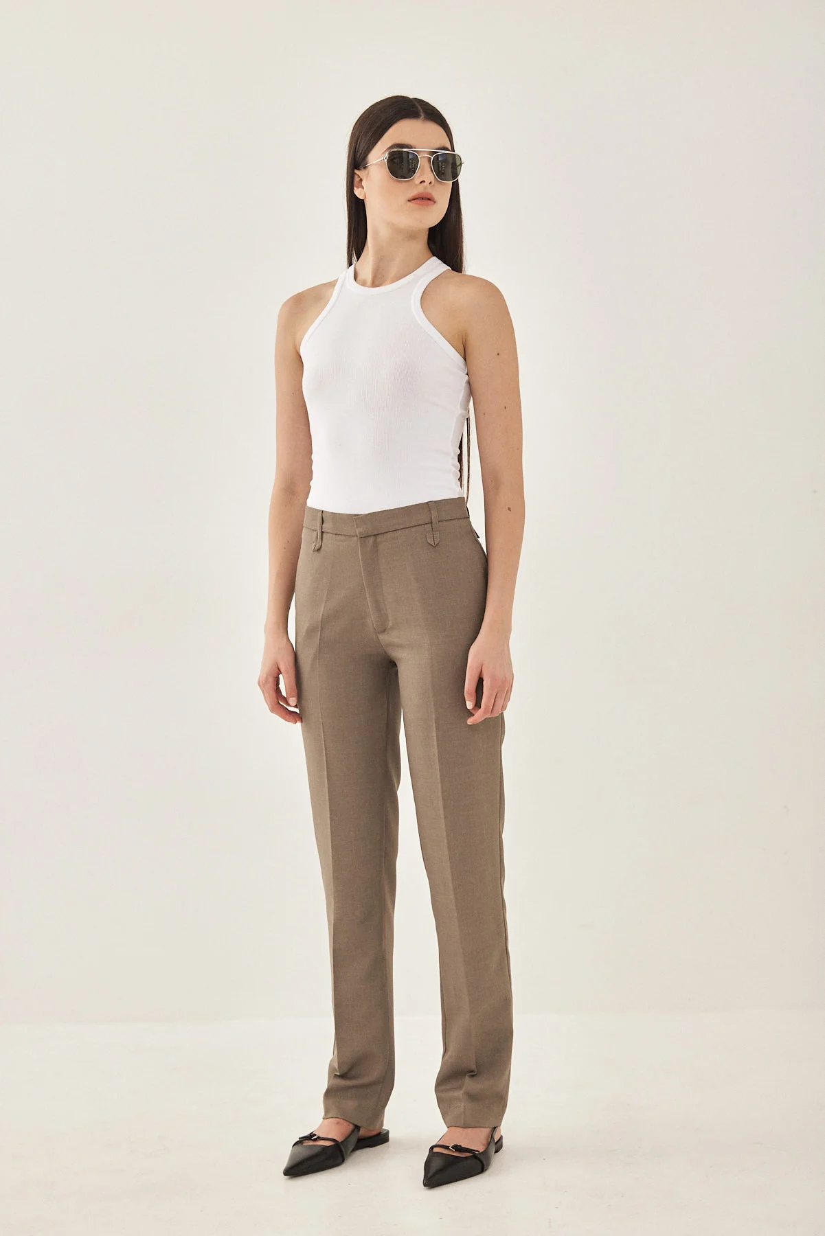 Mid Rise Slim Daddy Pants - Image 4