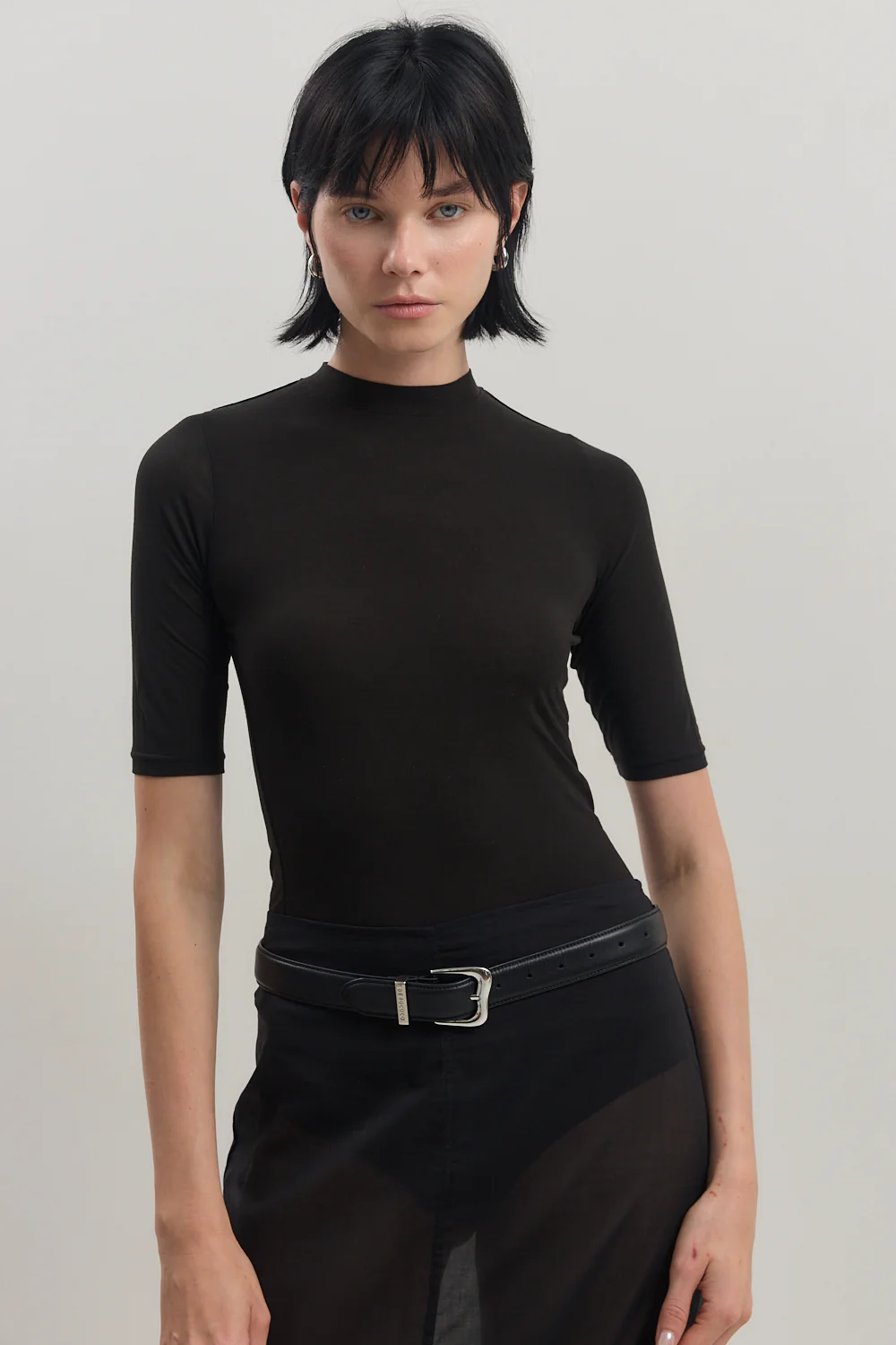 Mid Sleeve Modal Top - Image 2