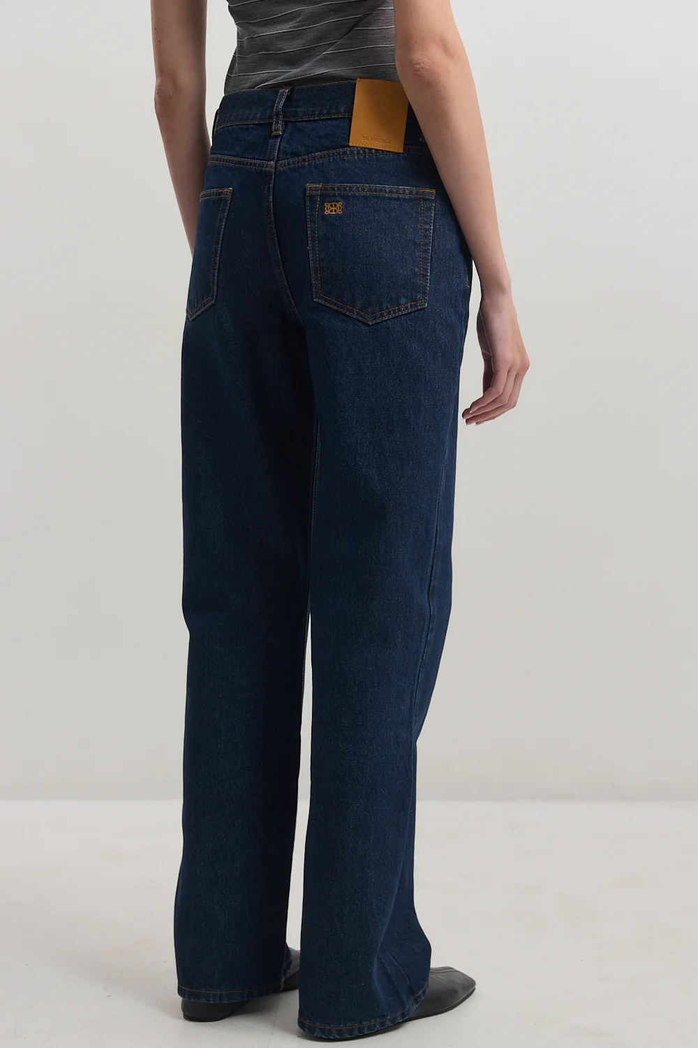 No.11| Mid Rise Full Length Baggy Denim - Image 5