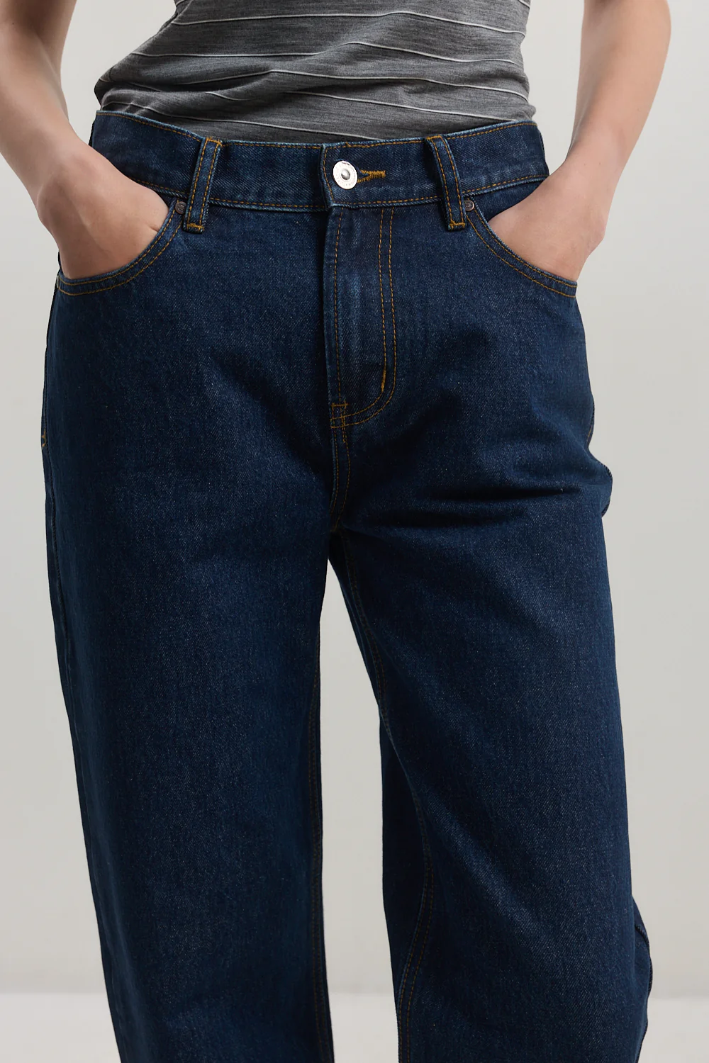 No.11| Mid Rise Full Length Baggy Denim - Image 7
