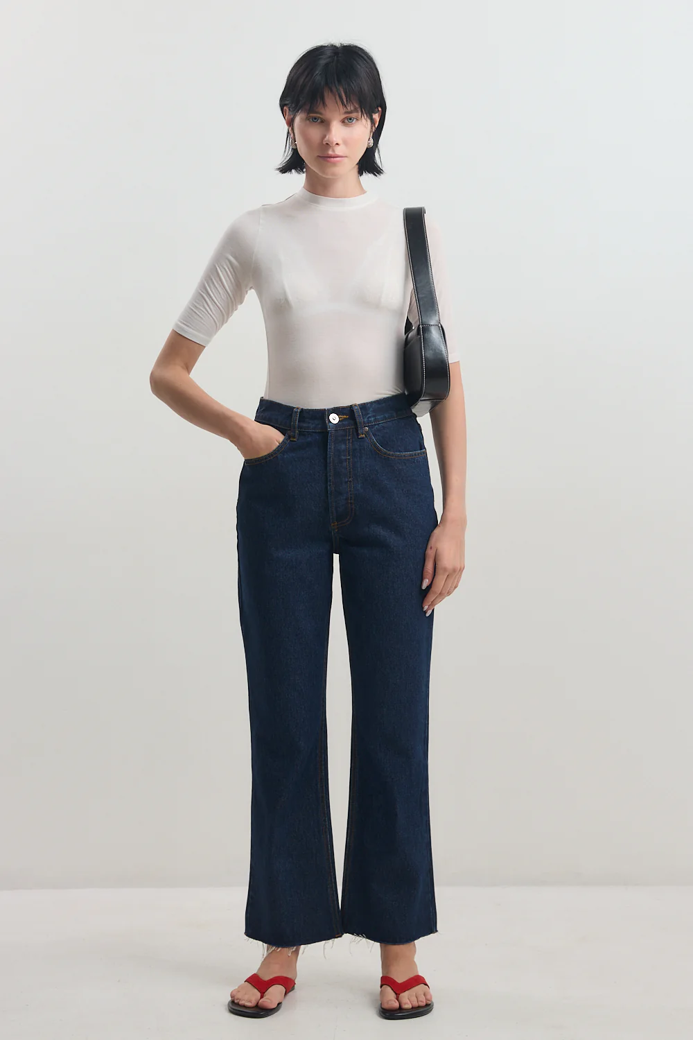 No.22| High Waist Cropped Kick Flare