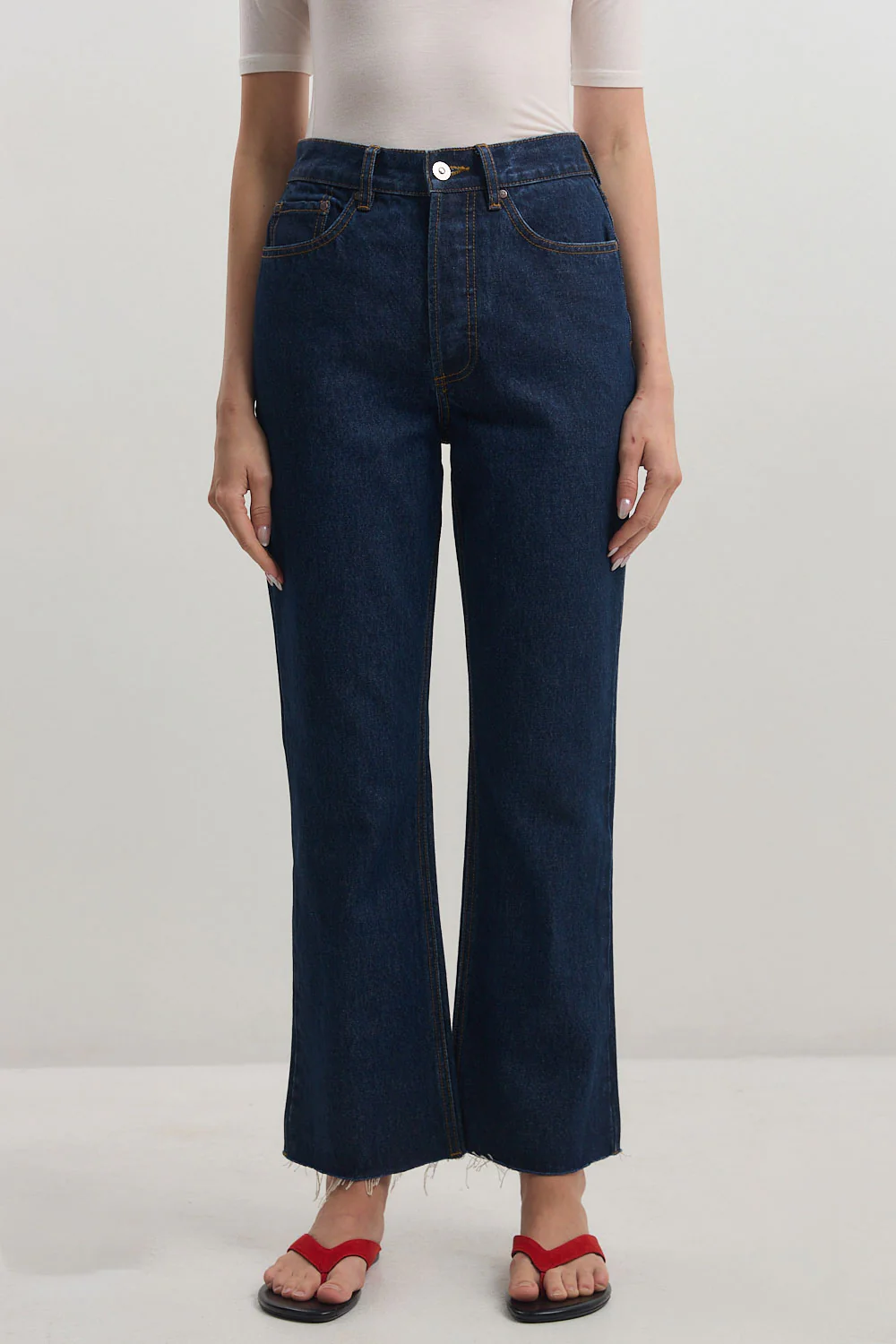 No.22| High Waist Cropped Kick Flare - Image 2
