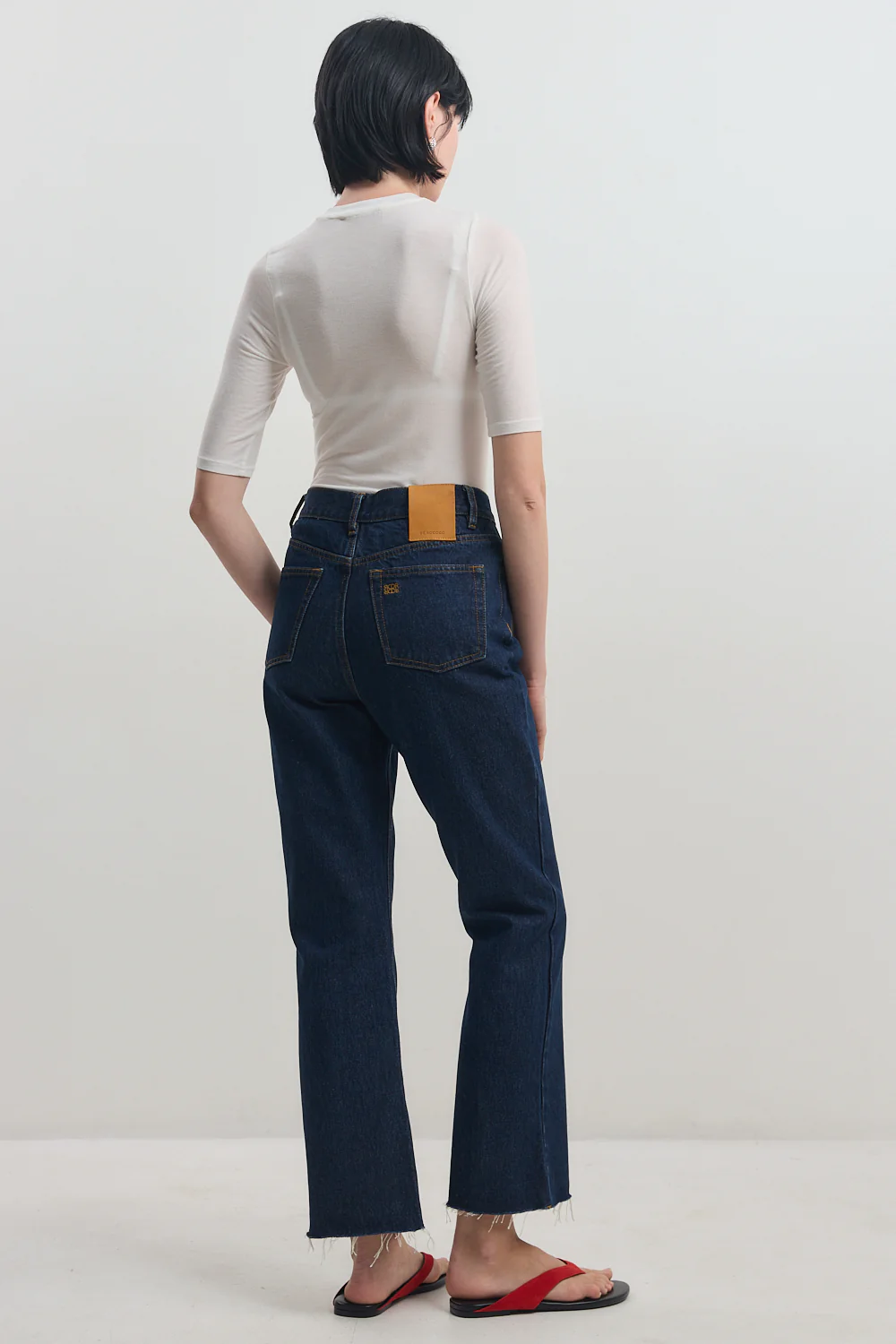 No.22| High Waist Cropped Kick Flare - Image 5