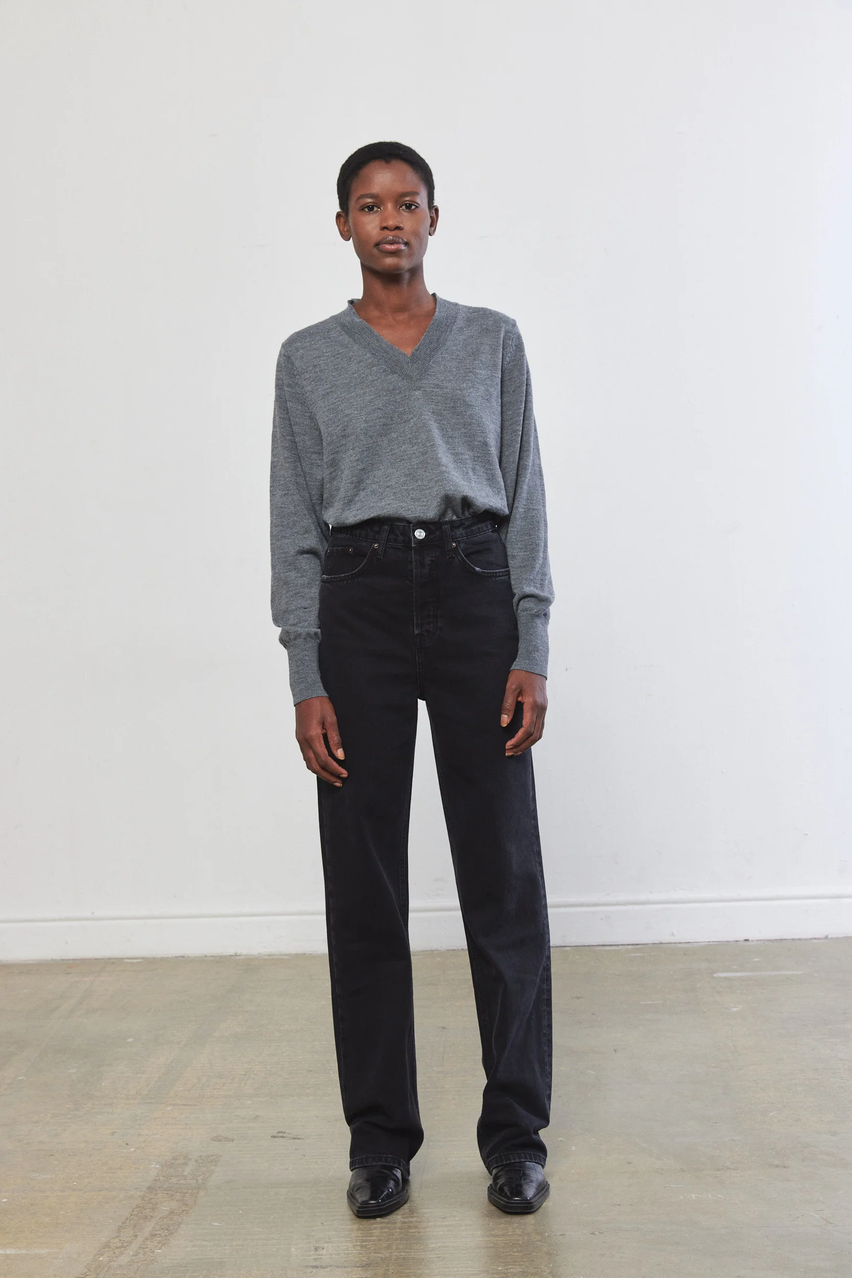 No.8| High Waisted Wide Leg Denim