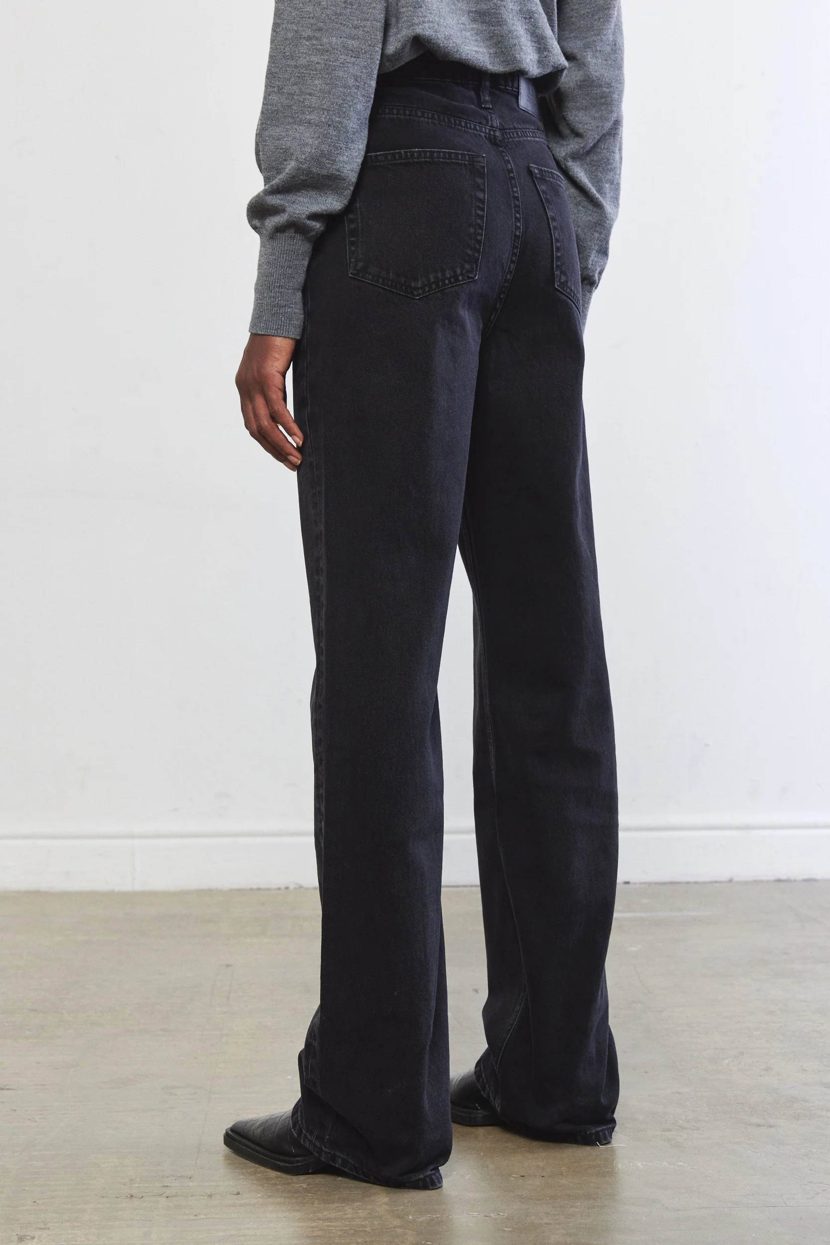 No.8| High Waisted Wide Leg Denim - Image 3