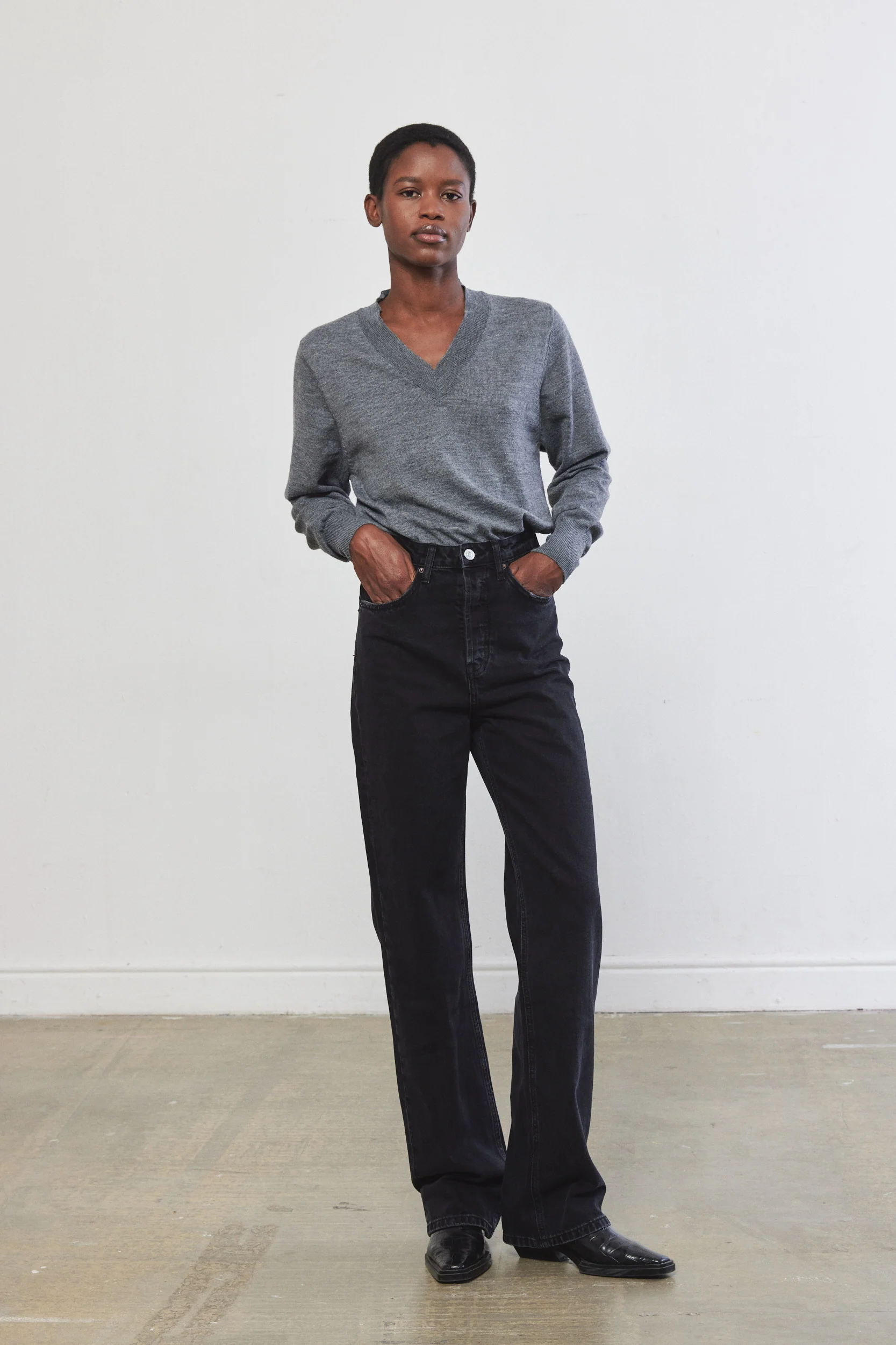 No.8| High Waisted Wide Leg Denim - Image 6