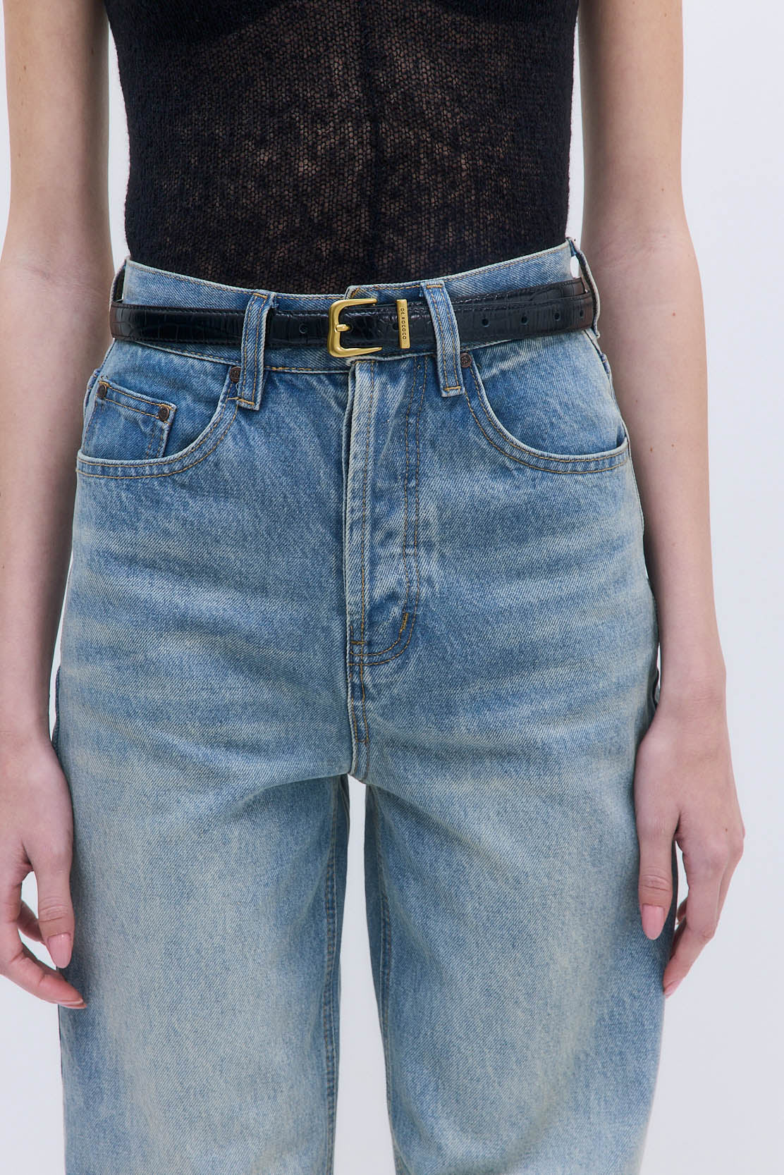 No.8| High Waisted Wide Leg Denim - Image 7