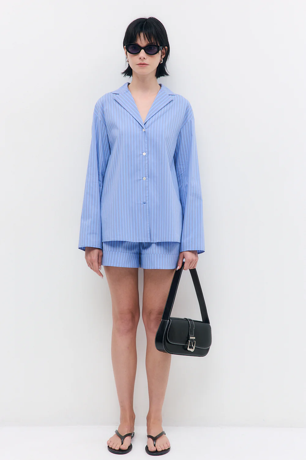 Open Collar Poplin Shirt - Image 2