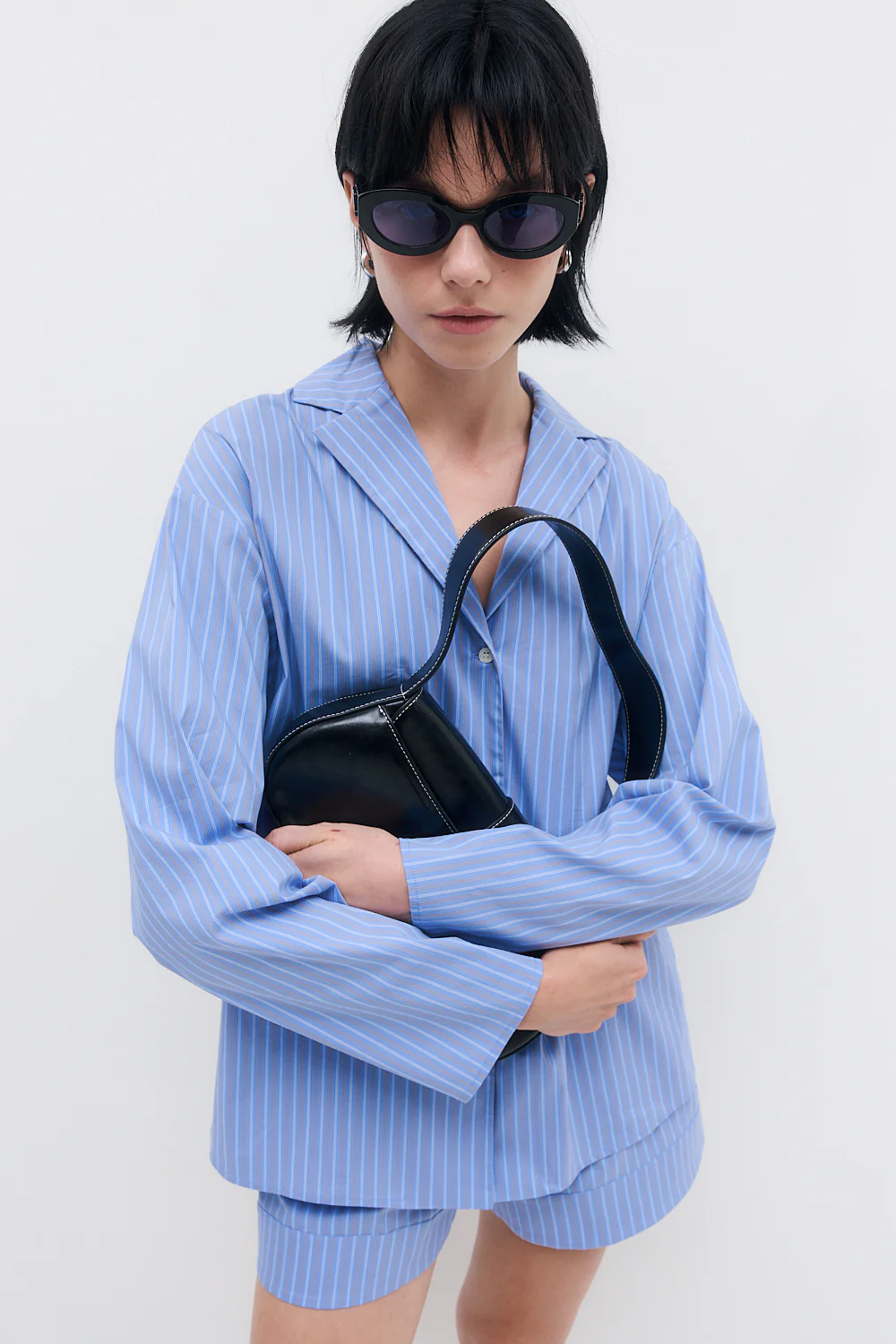 Open Collar Poplin Shirt - Image 3