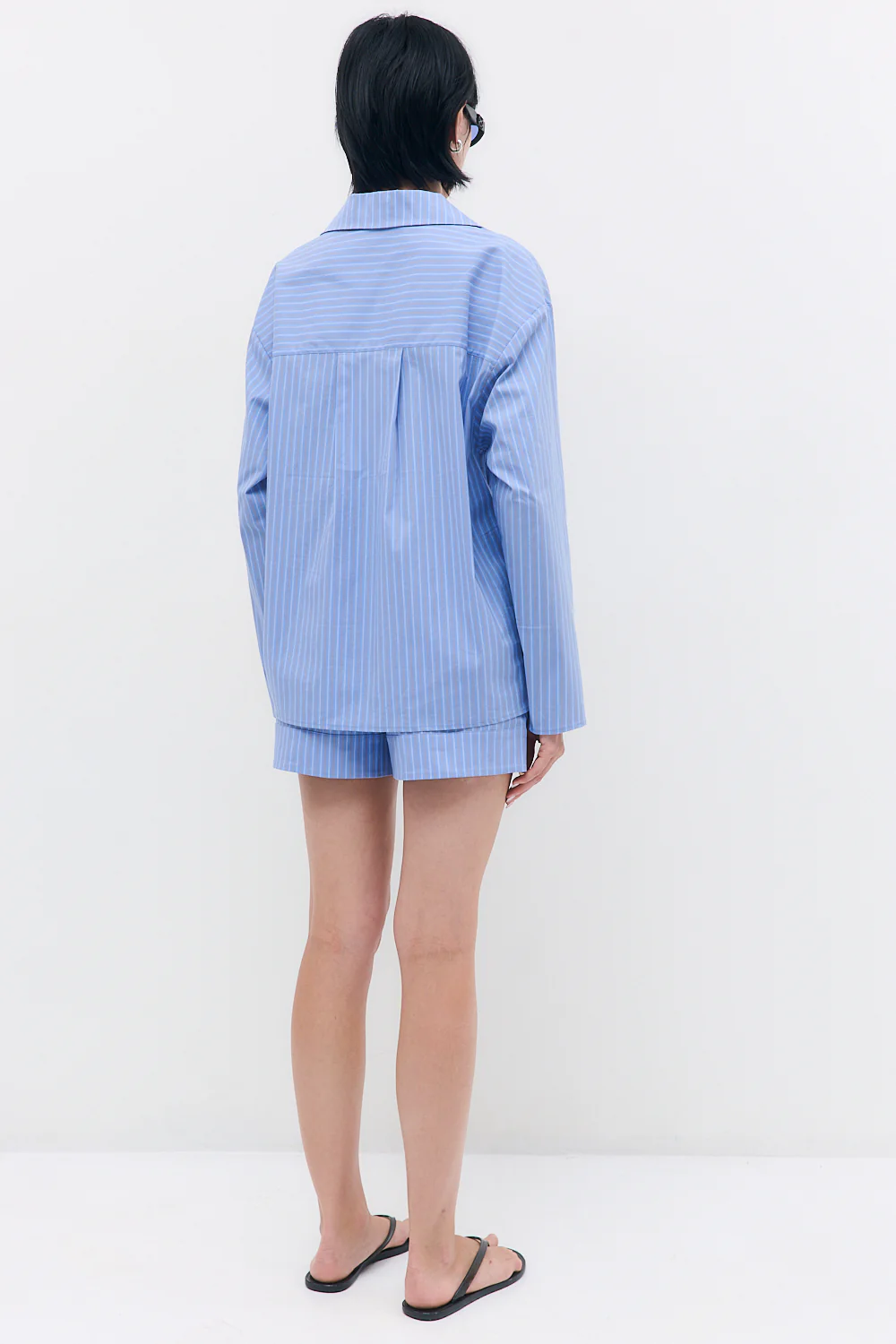 Open Collar Poplin Shirt - Image 5