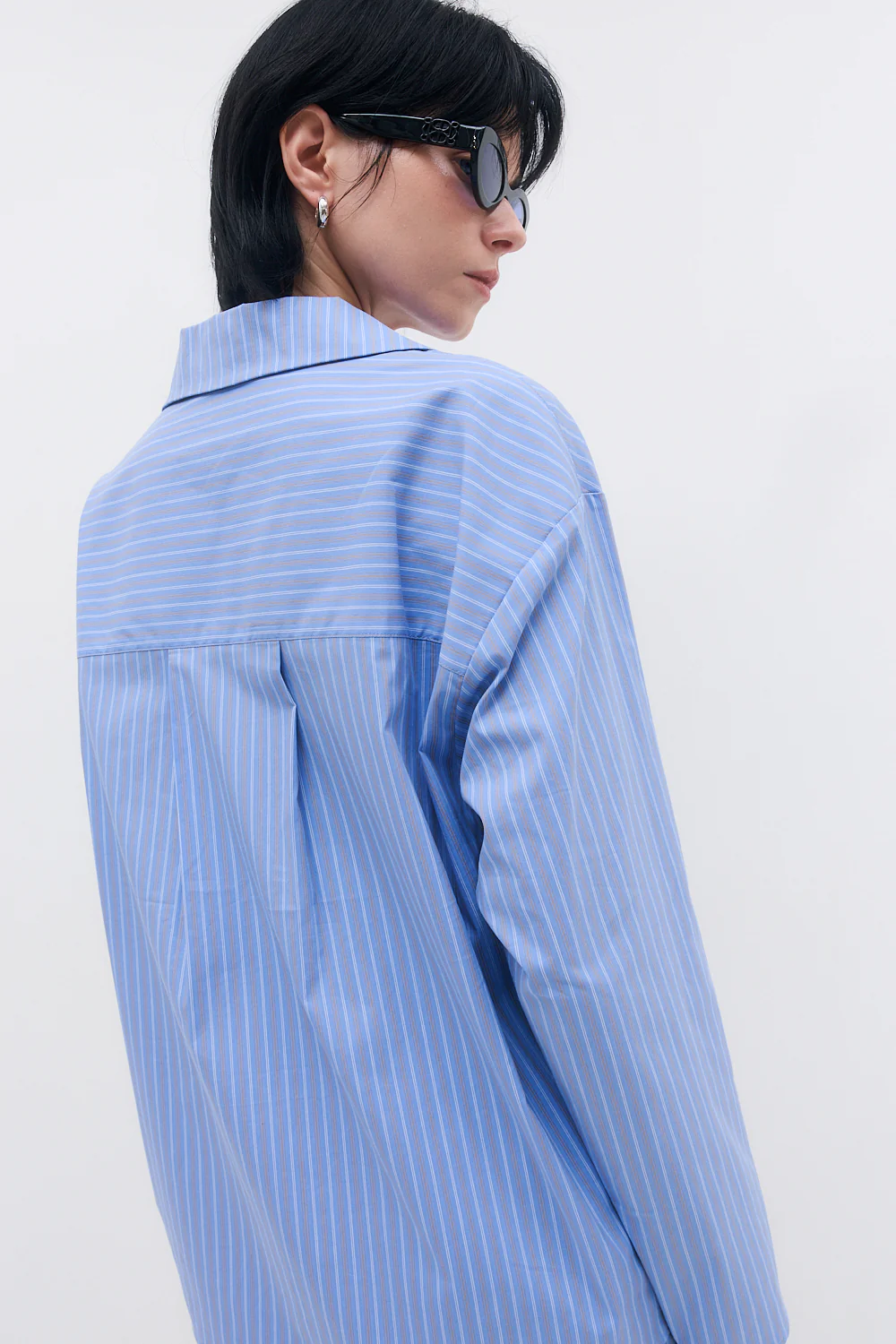 Open Collar Poplin Shirt - Image 7