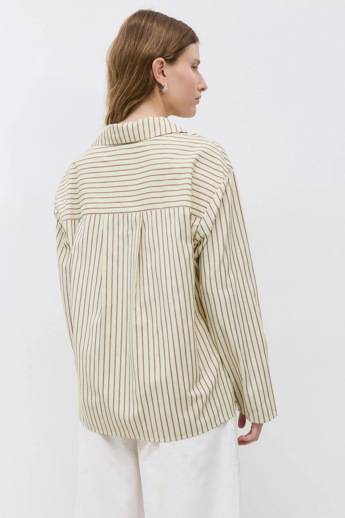 Open Collar Poplin Shirt - Image 5