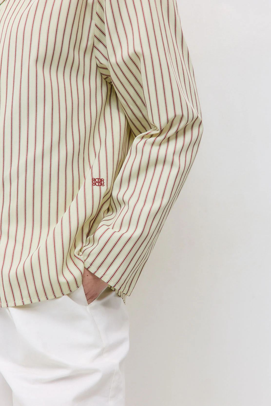Open Collar Poplin Shirt - Image 6