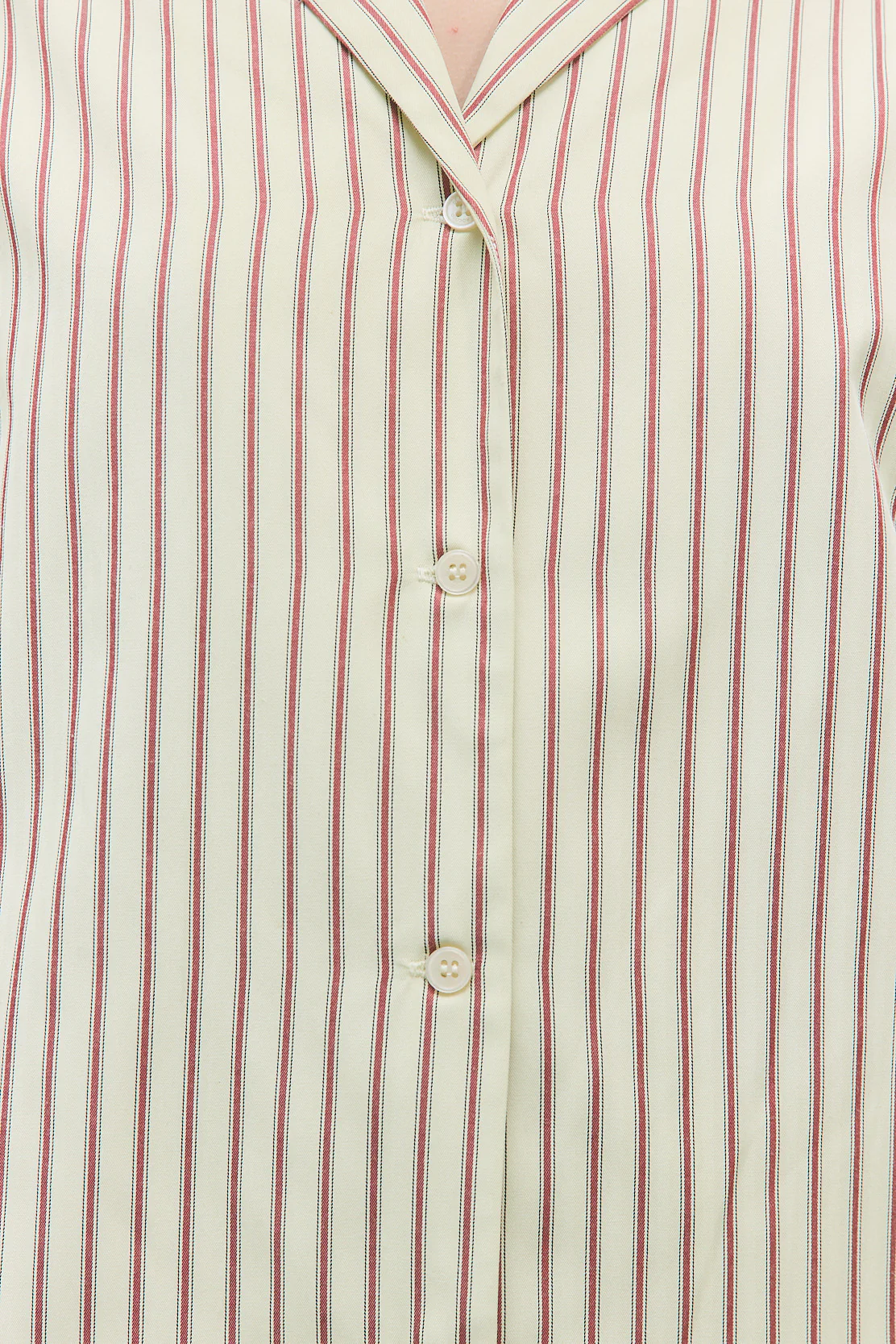 Open Collar Poplin Shirt - Image 7