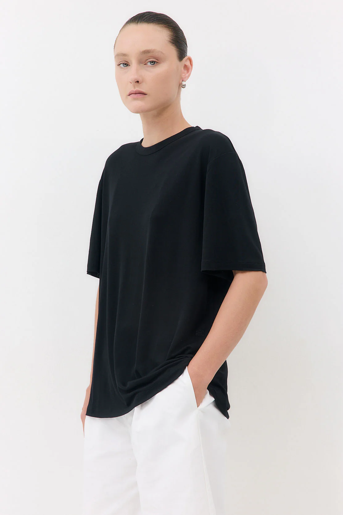 Oversized Crew Neck T Shirt - Image 4