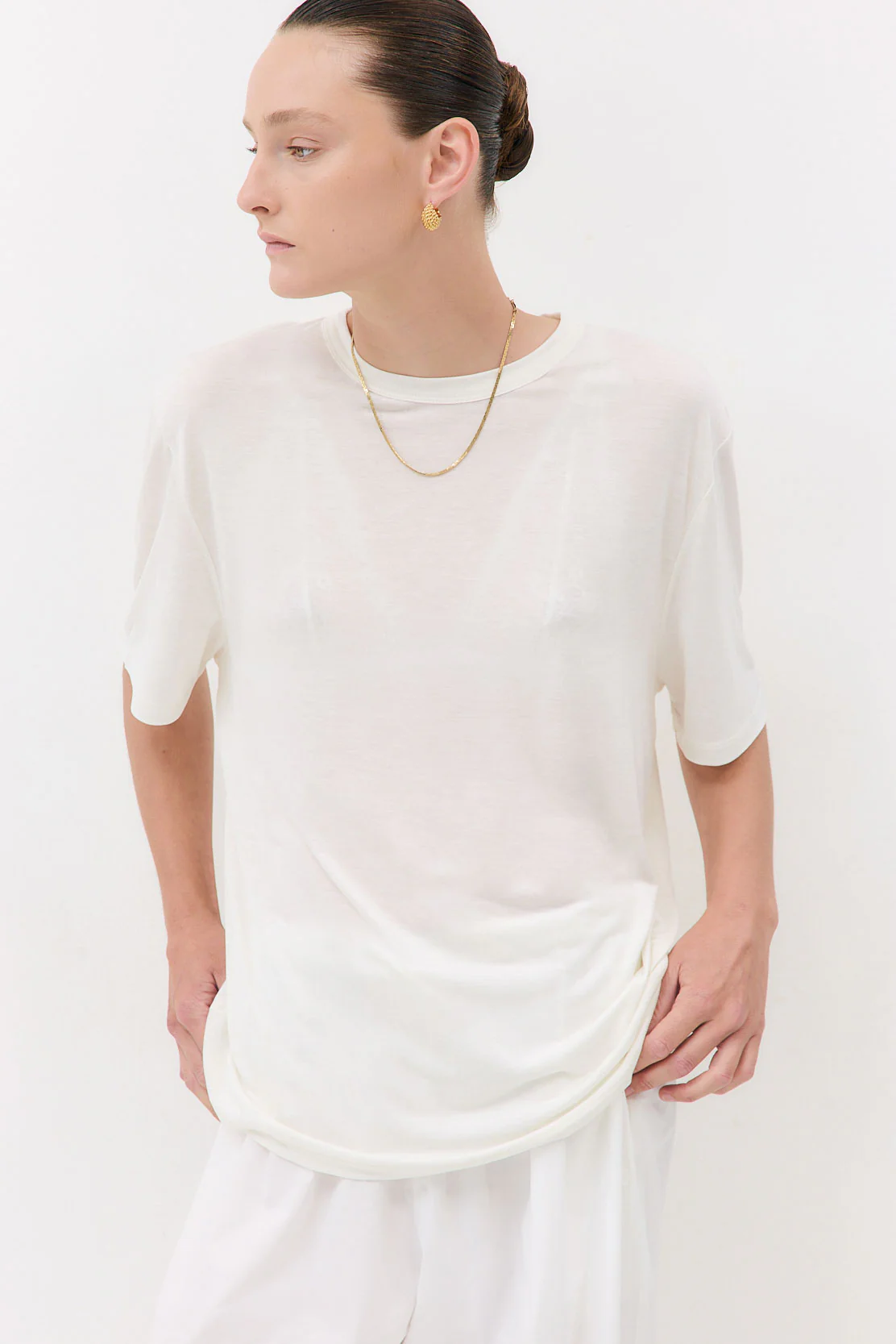 Oversized Crew Neck T Shirt