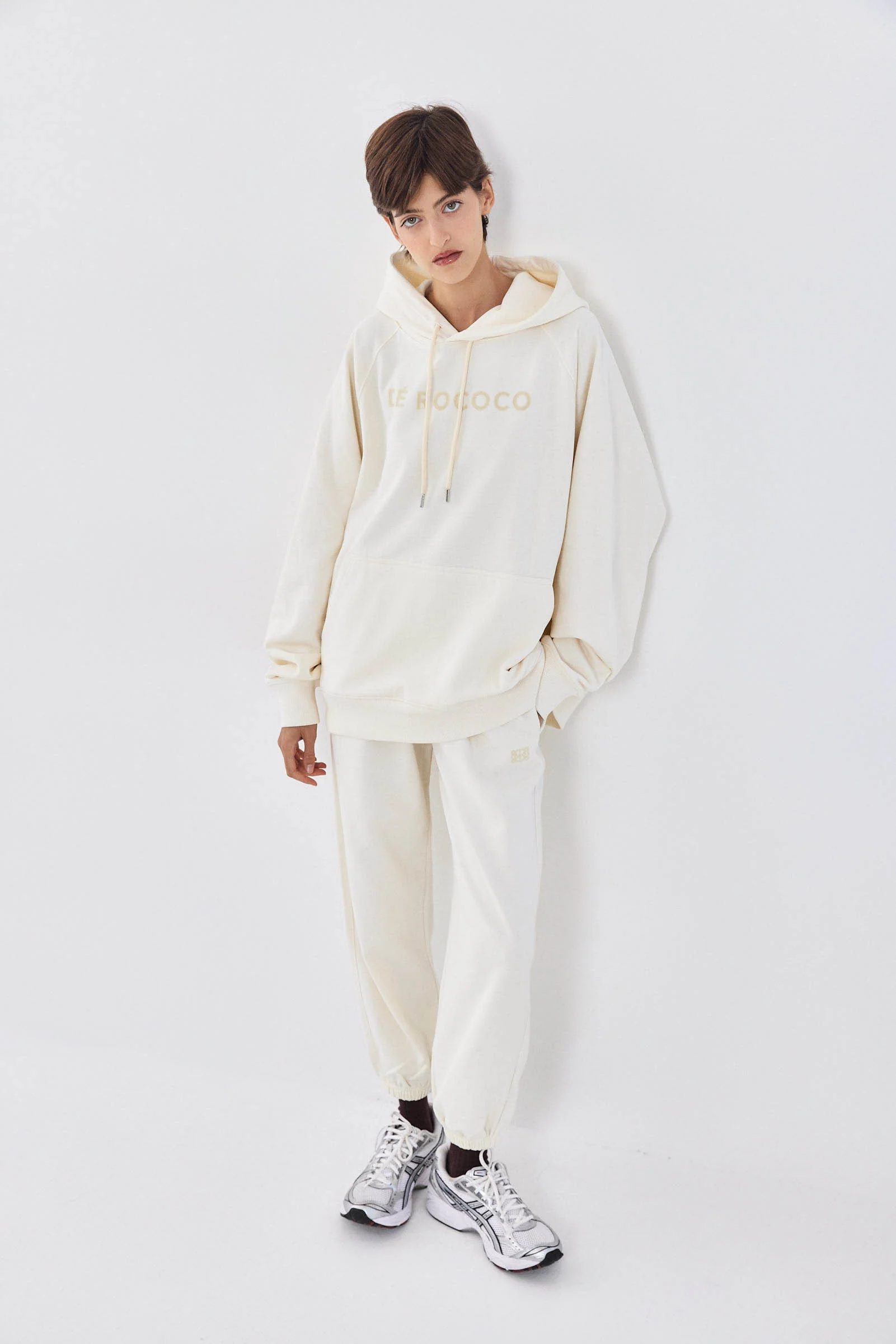 Oversized Flock Fleece Hoodie - Image 3