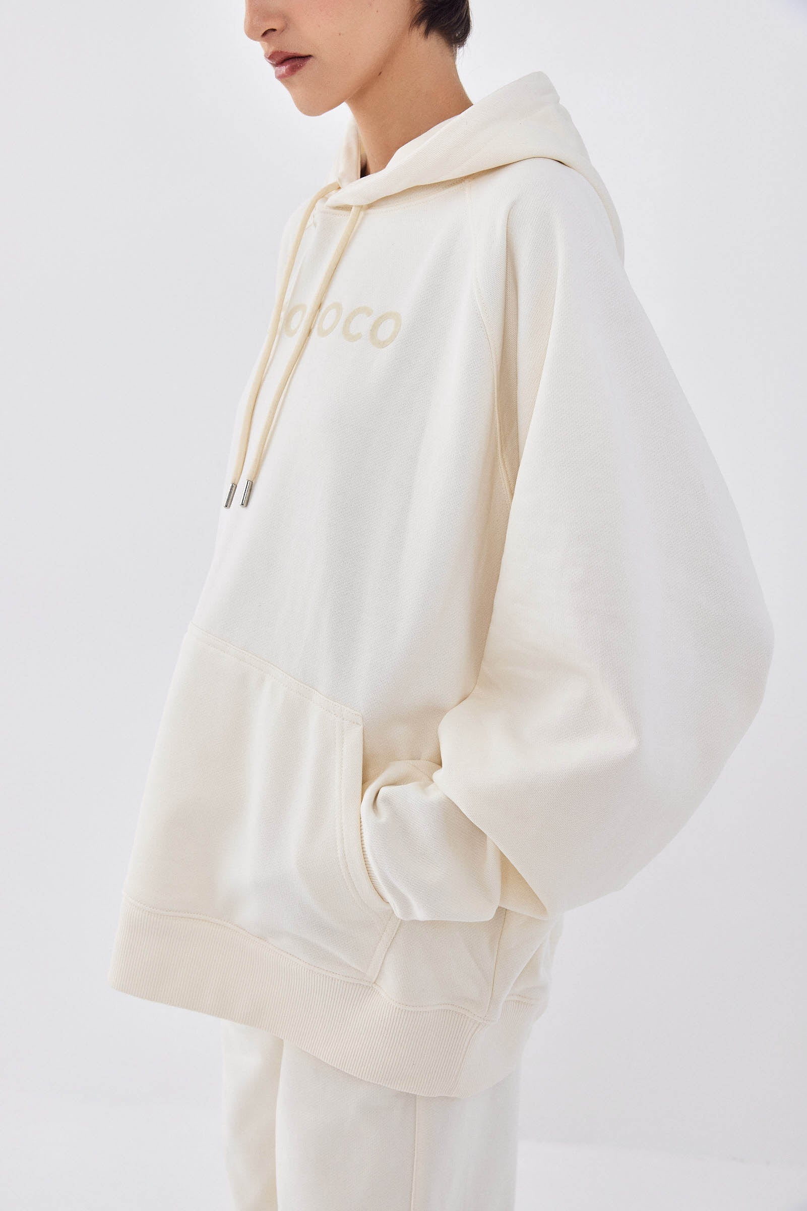 Oversized Flock Fleece Hoodie - Image 8