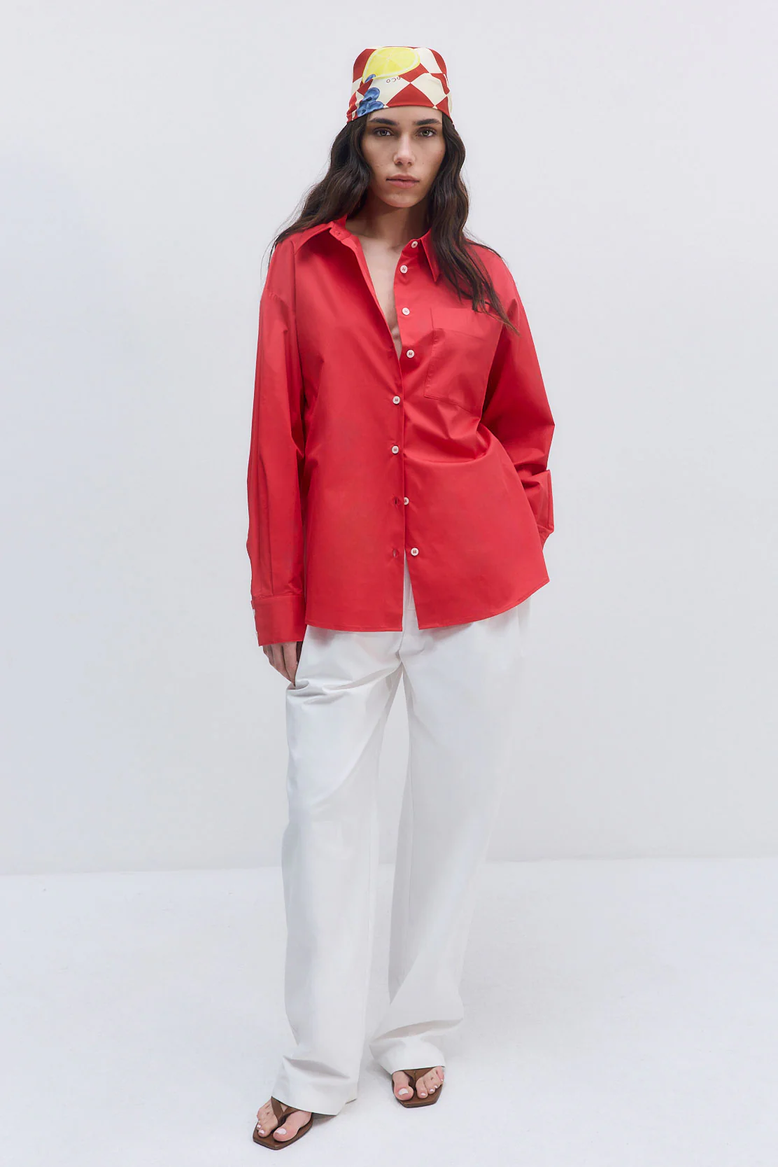 Oversized Poplin Button Down - Image 2