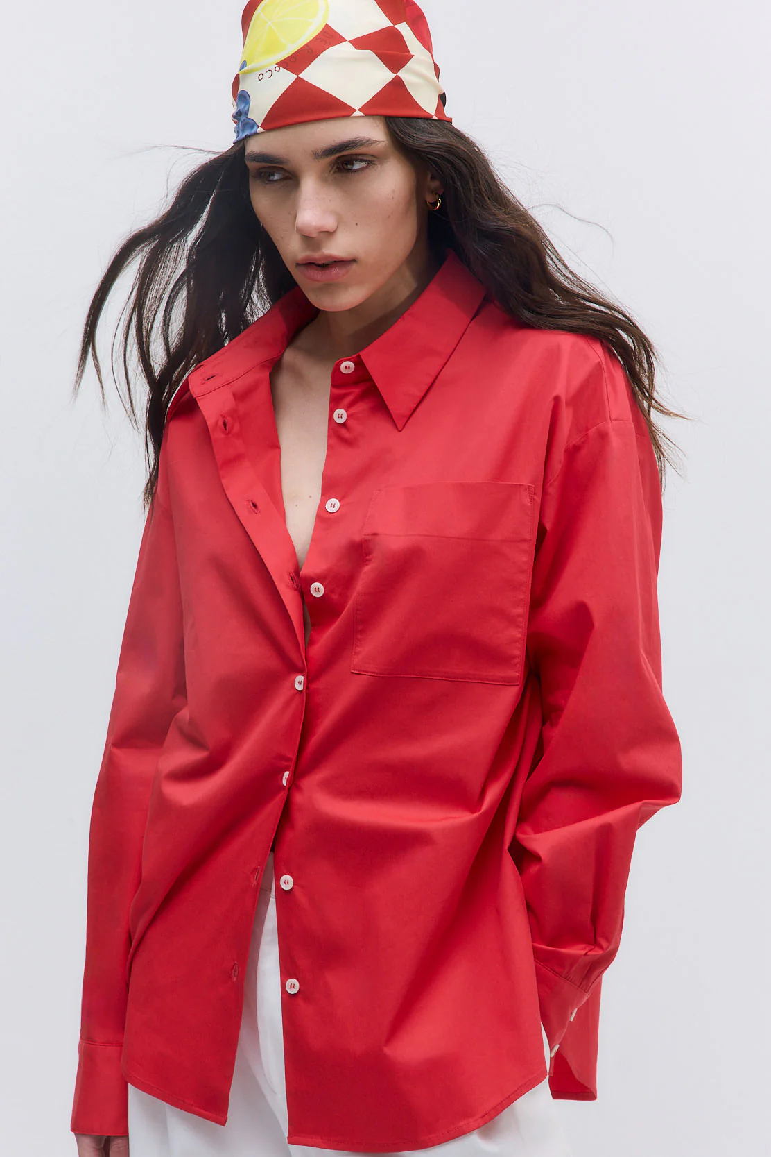 Oversized Poplin Button Down - Image 7