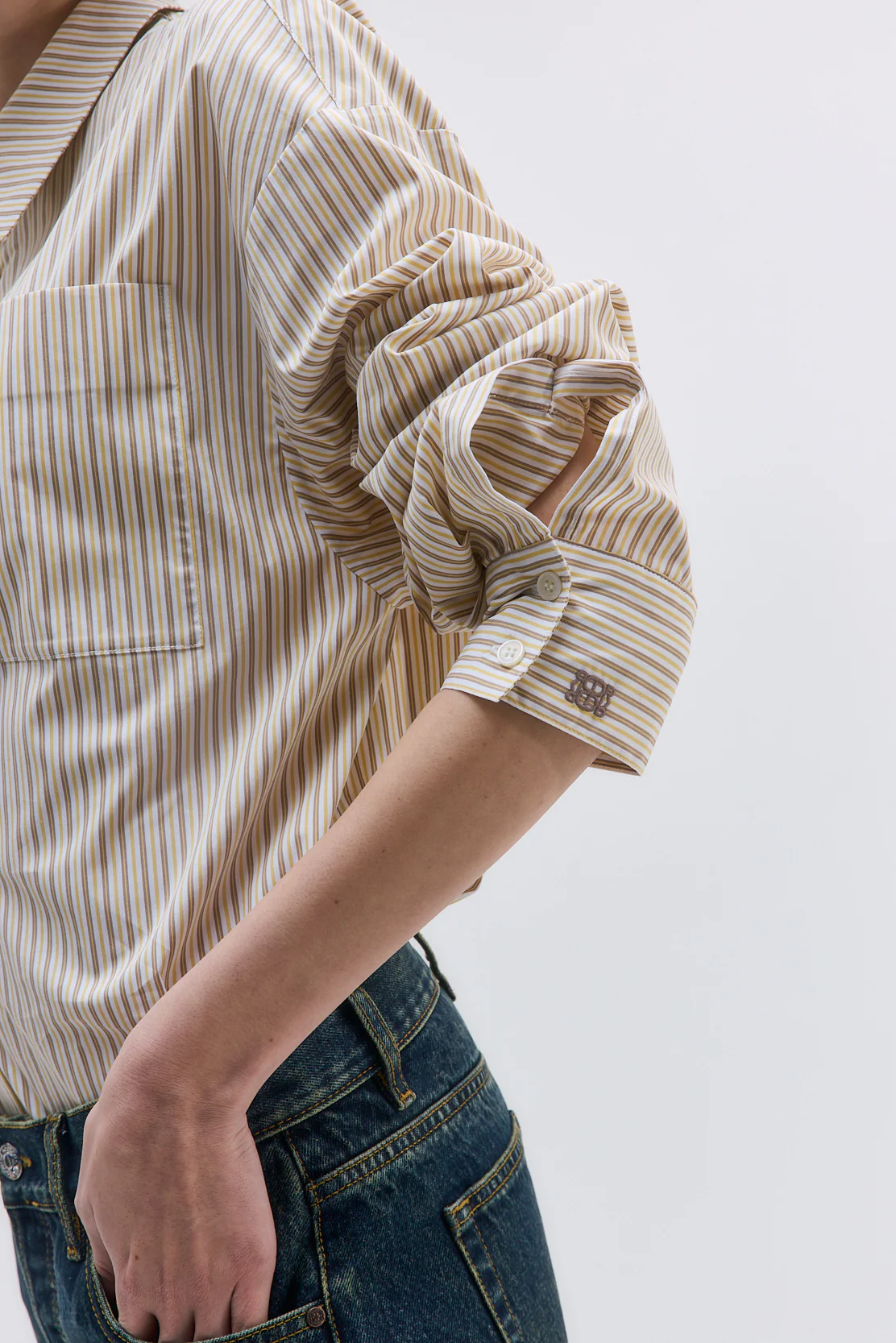 Oversized Poplin Button Down - Image 7