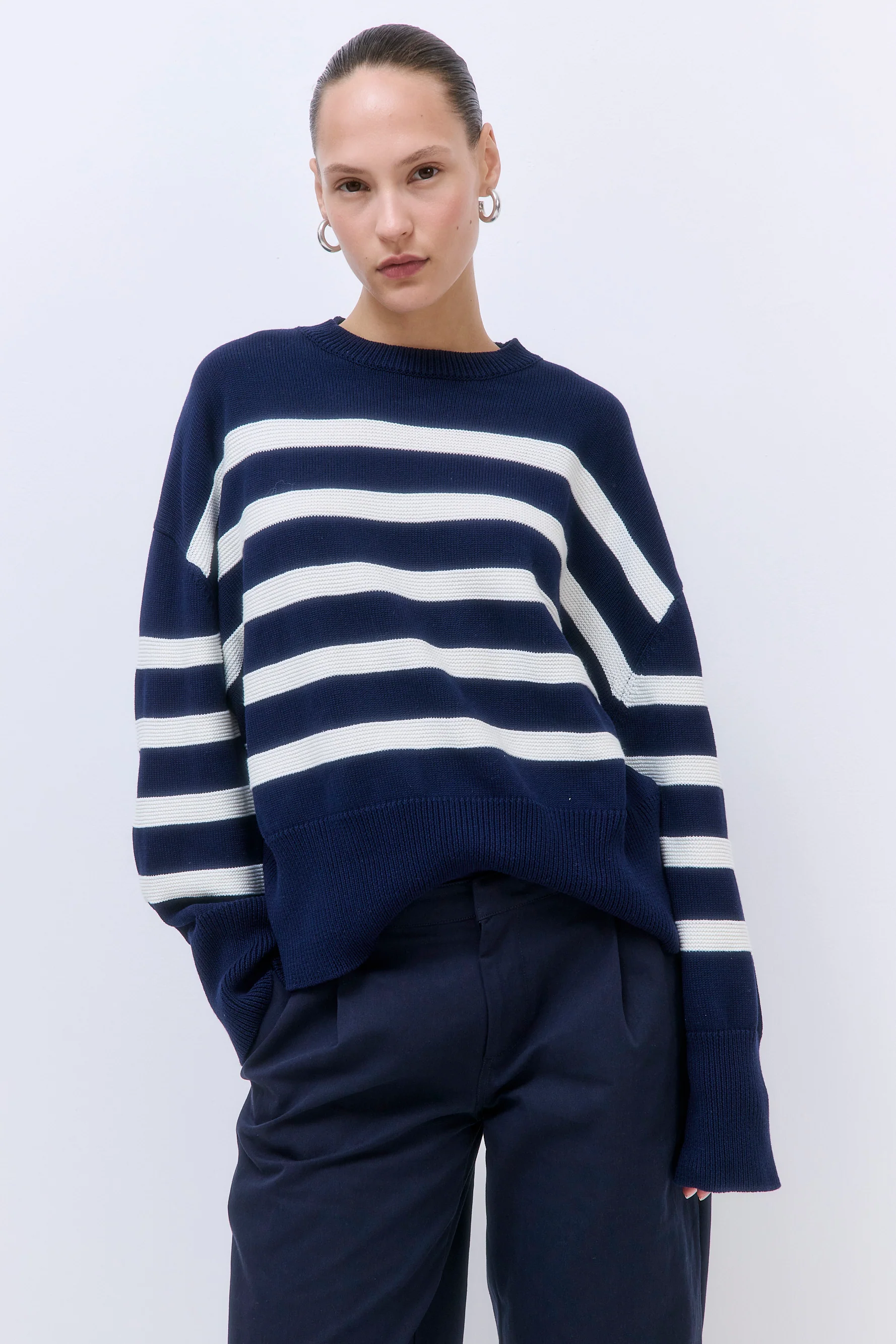 Oversized Striped Sweater