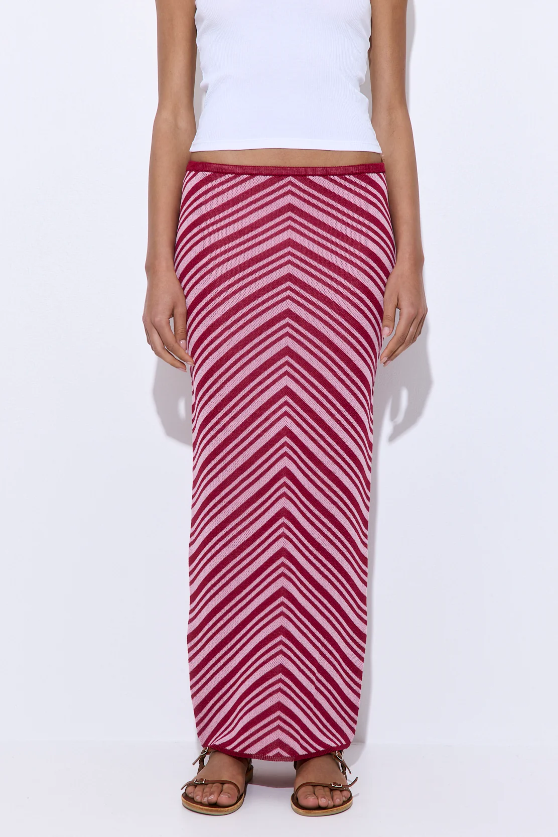 Pattern Knitted Maxi Skirt - Image 2
