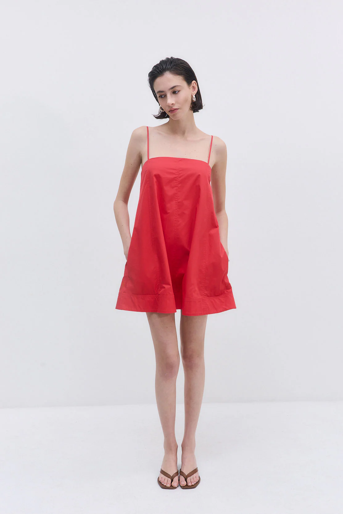 Poplin Mini Dress - Image 3
