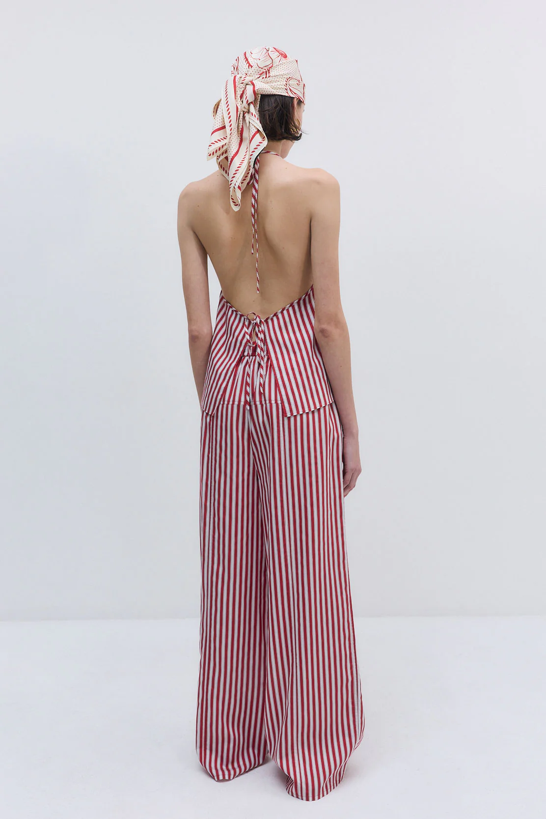 Poplin V Neck Blouse - Image 6