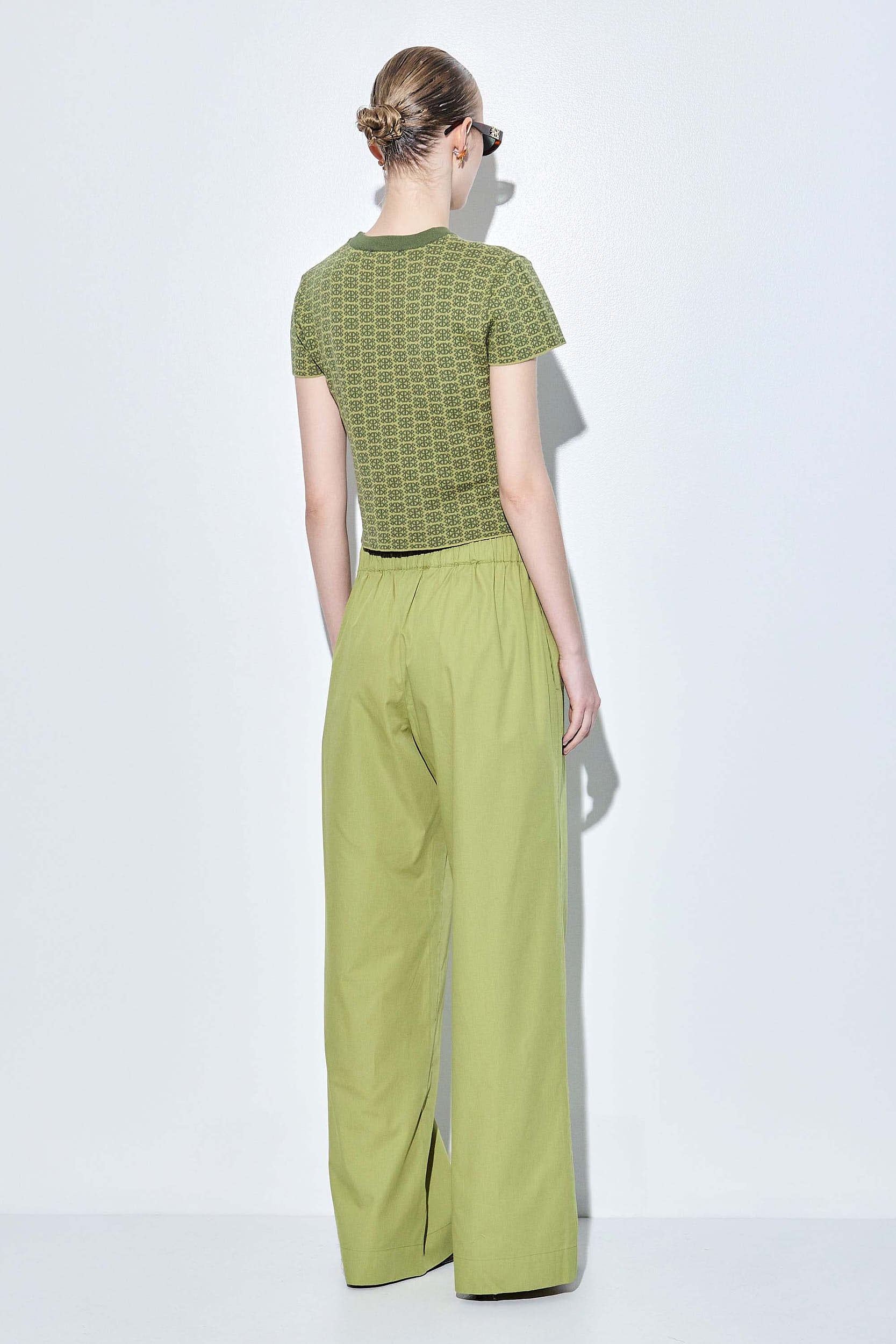 Poplin Wide Leg Pants - Image 5