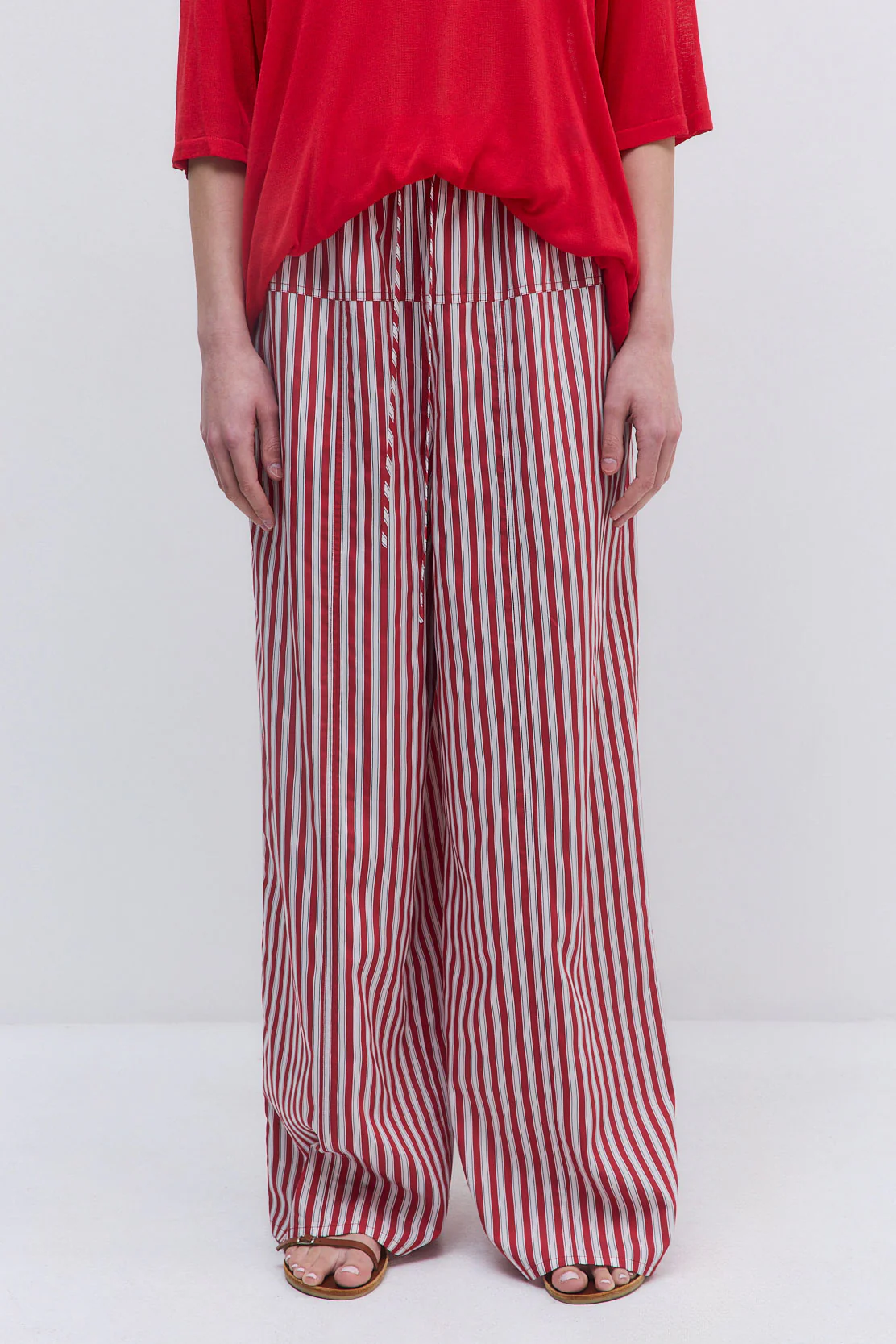 Poplin Wide Leg Pants - Image 2
