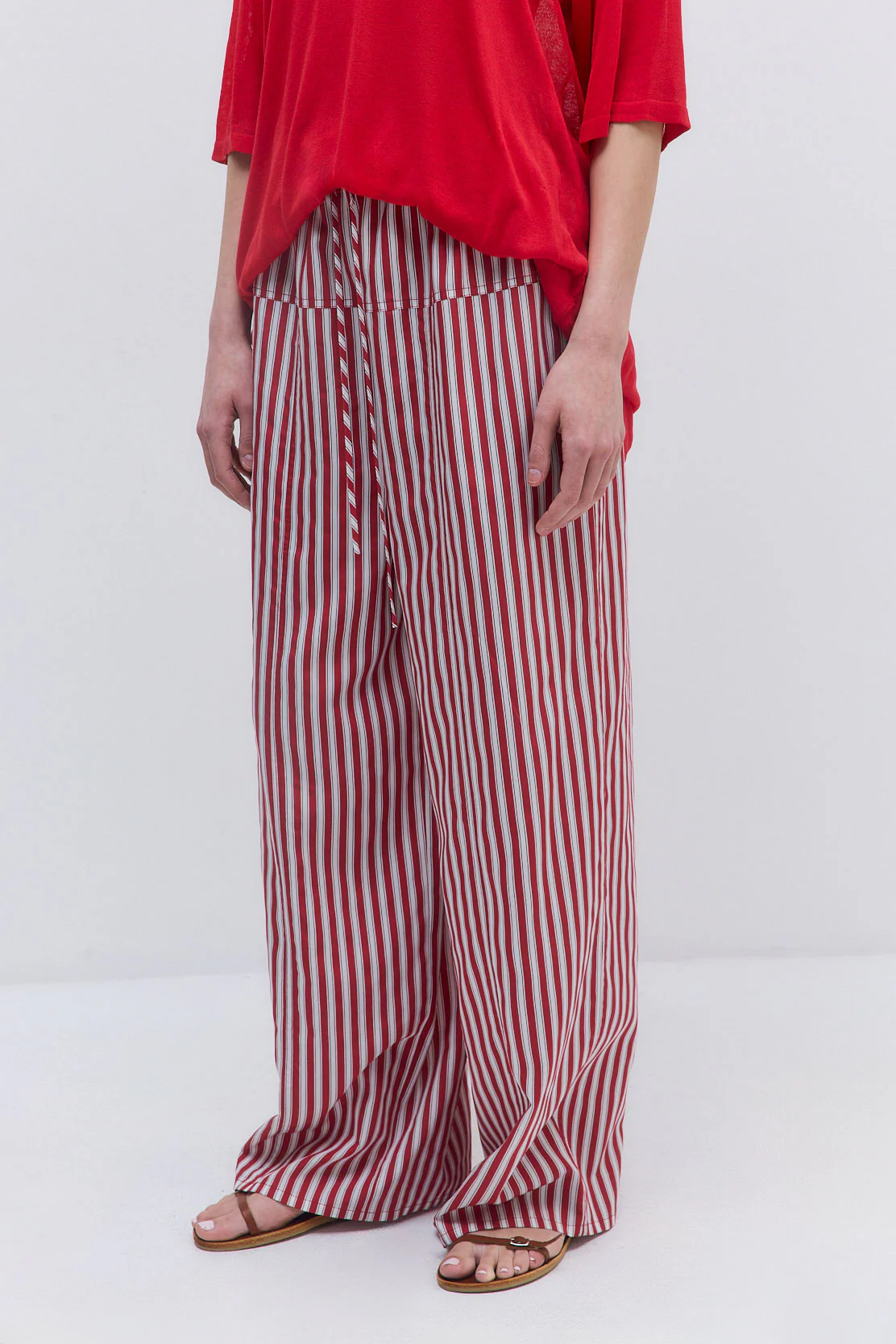 Poplin Wide Leg Pants - Image 4