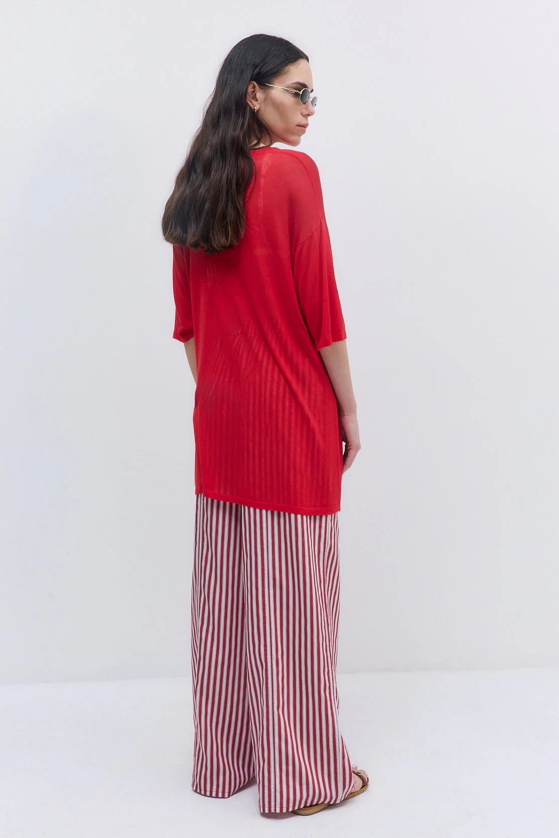 Poplin Wide Leg Pants - Image 5