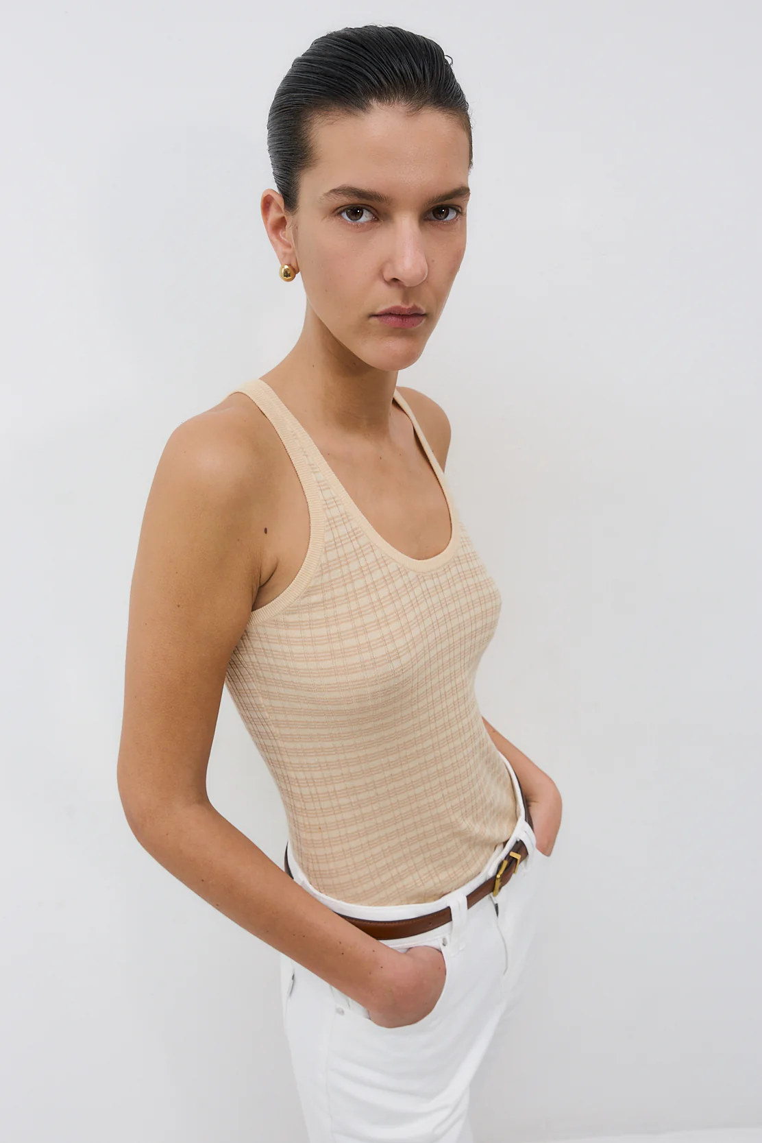 Ribbed Striped Tank Top - Image 3