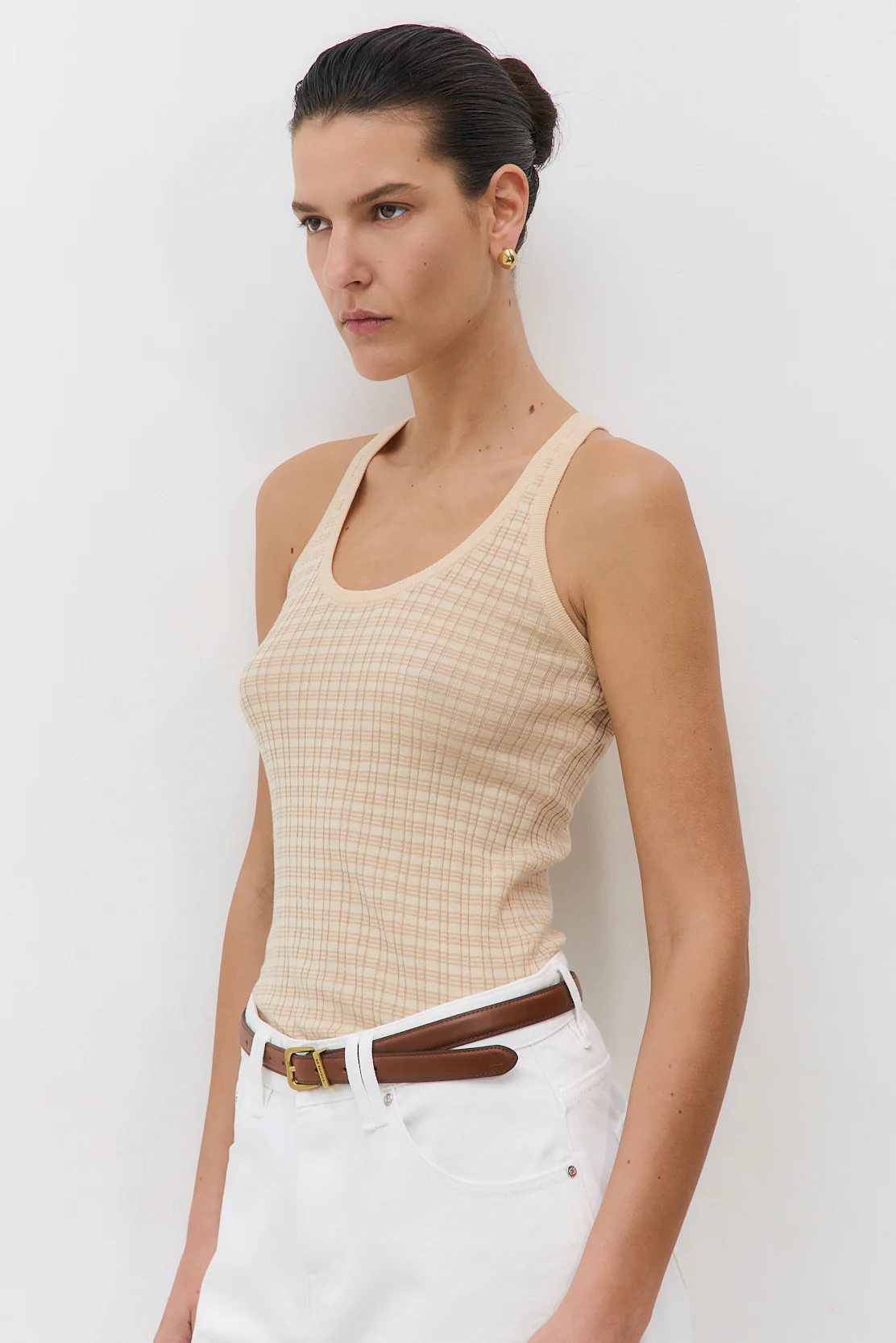 Ribbed Striped Tank Top - Image 4