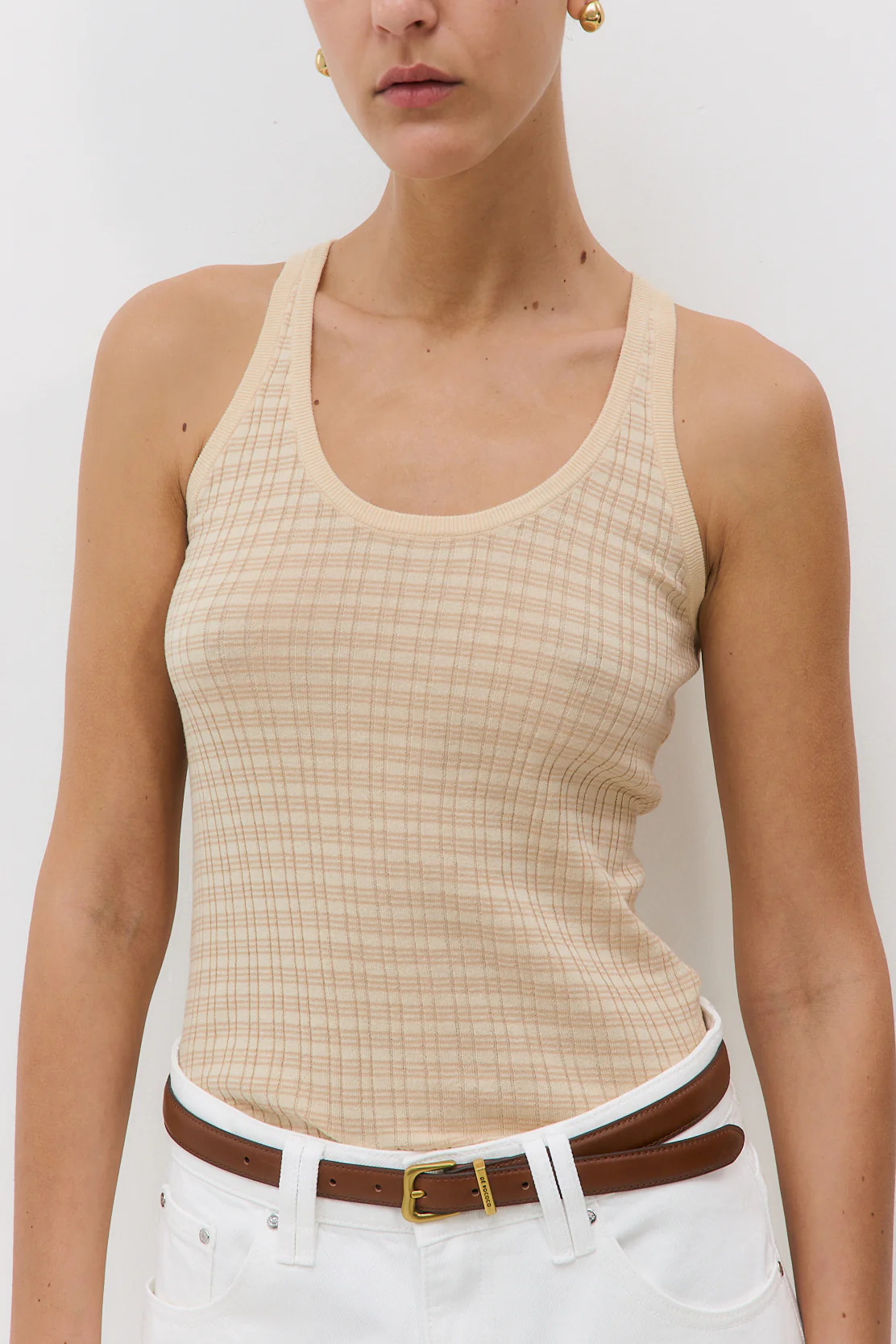 Ribbed Striped Tank Top - Image 6