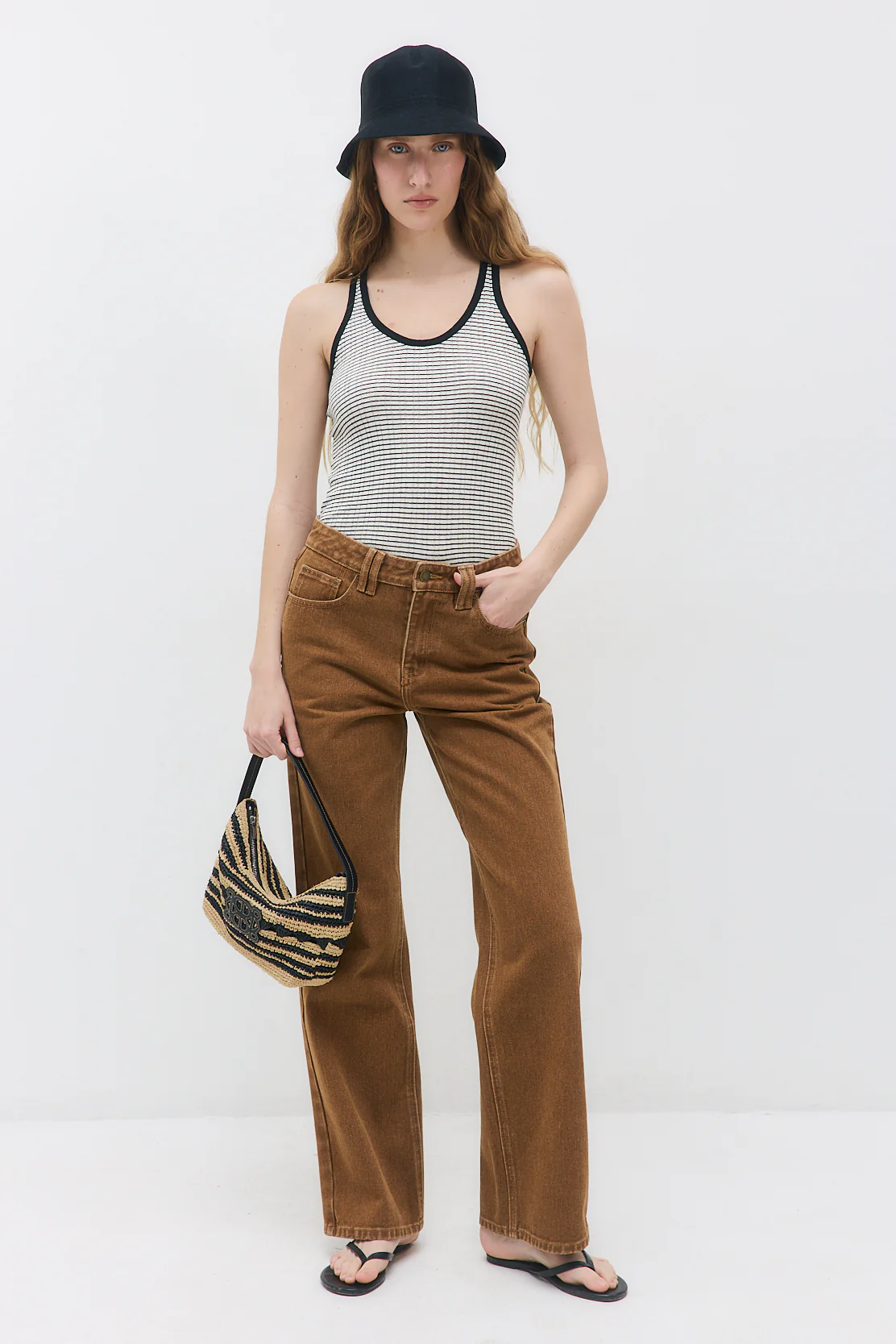 Ribbed Striped Tank Top - Image 2